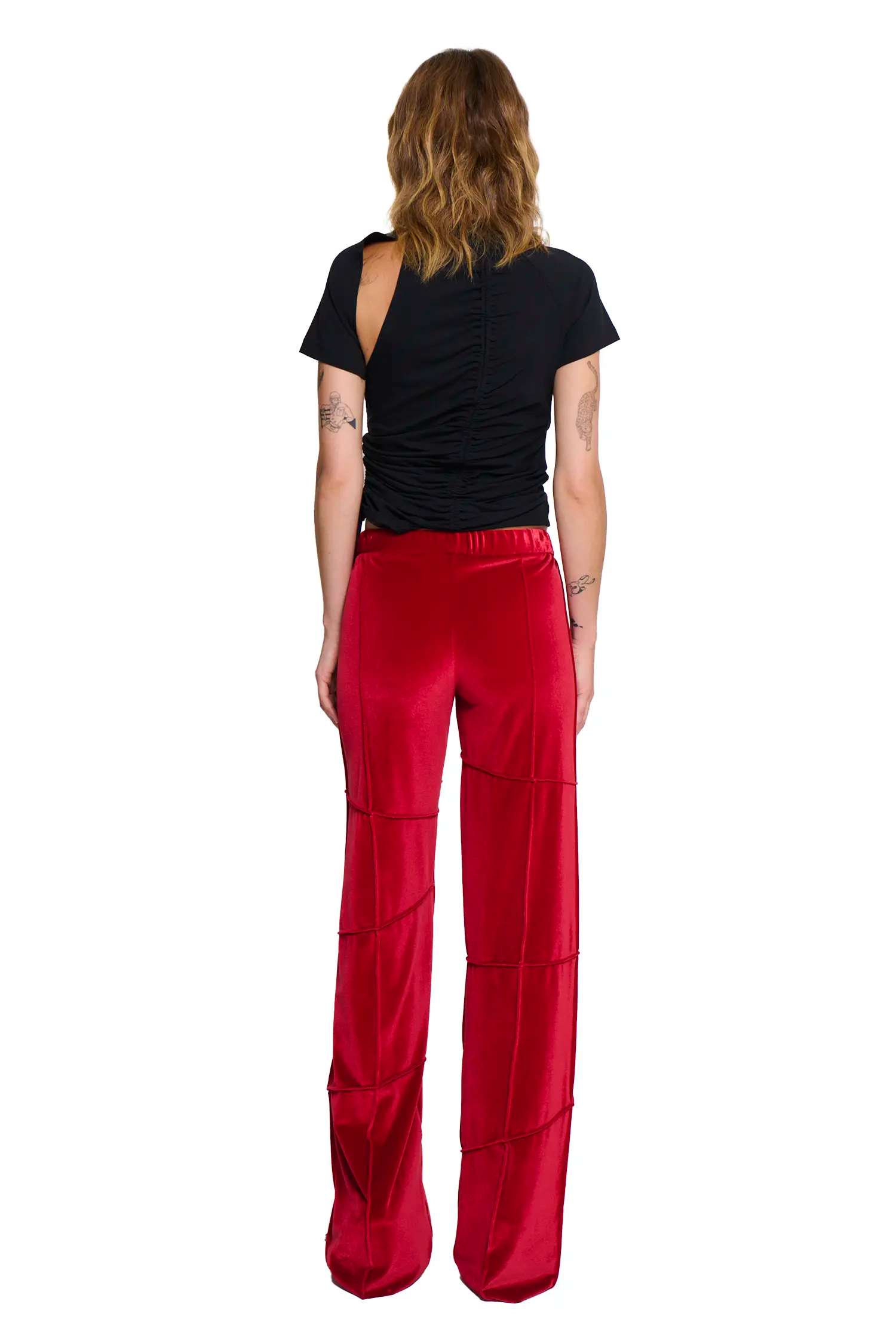 Spider pant - red (flare)