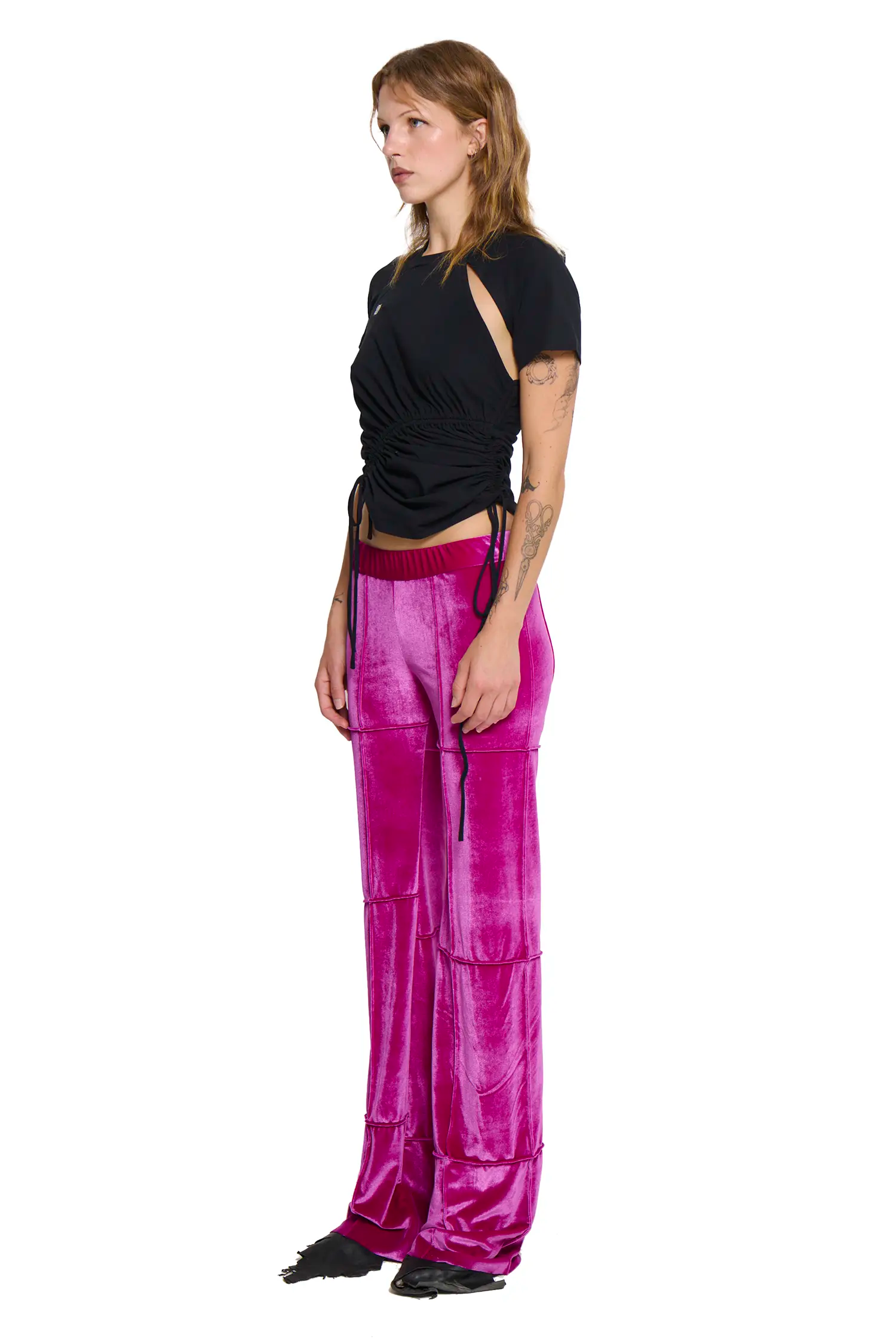 Spider pant - pink (flare)