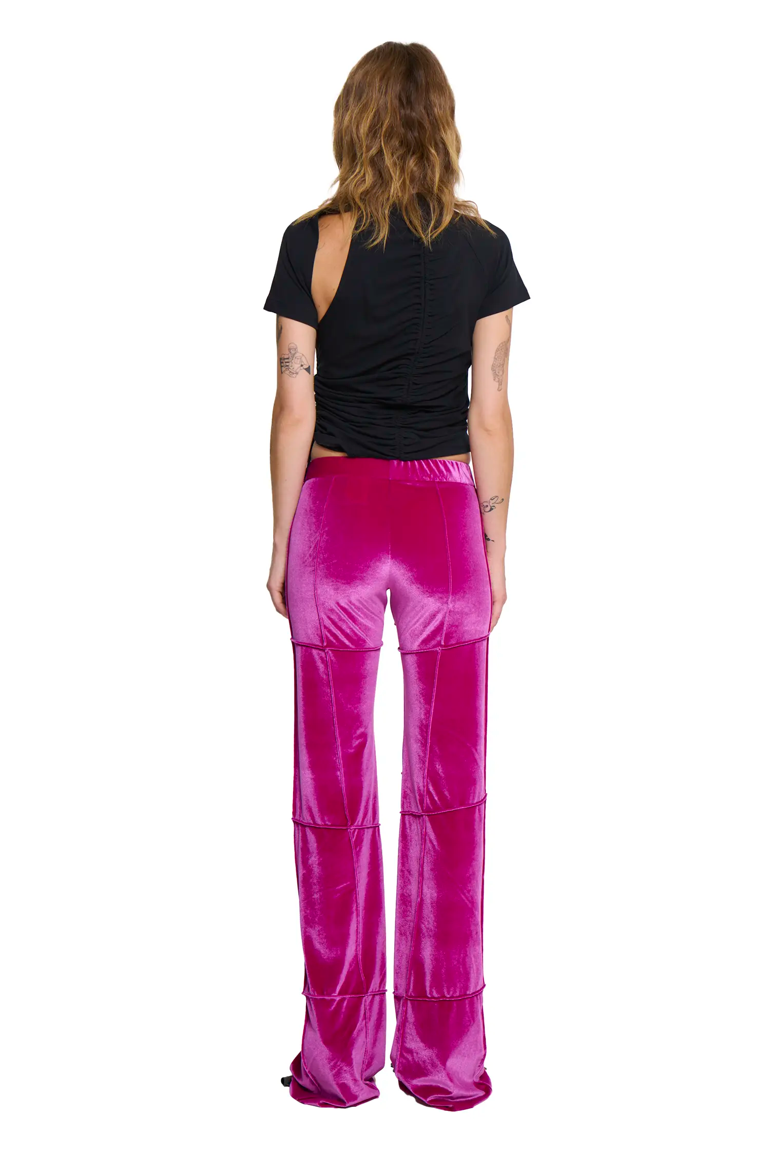 Spider pant - pink (flare)