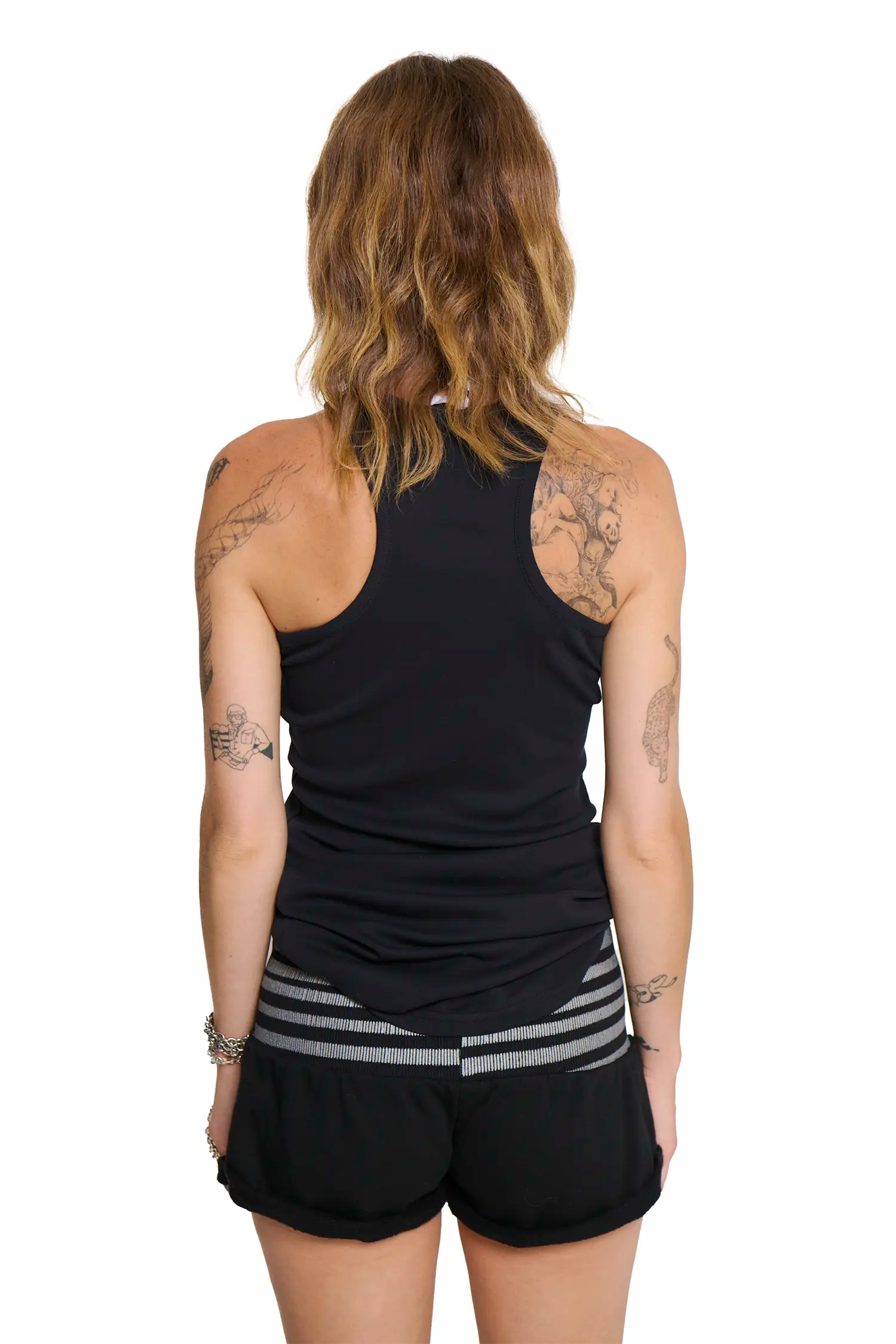 Circus short - black/silver