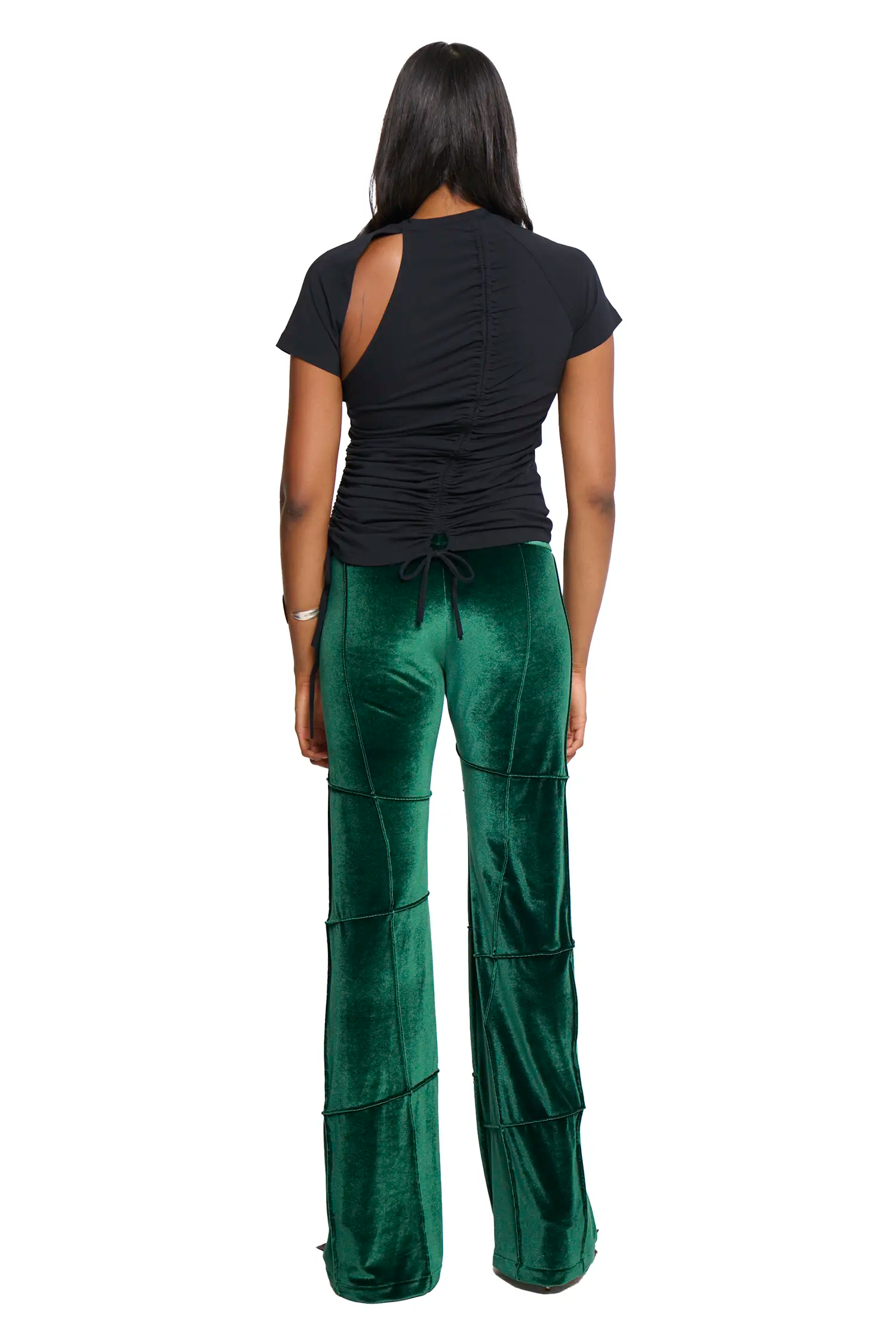 Spider pant - bottle green (flare)