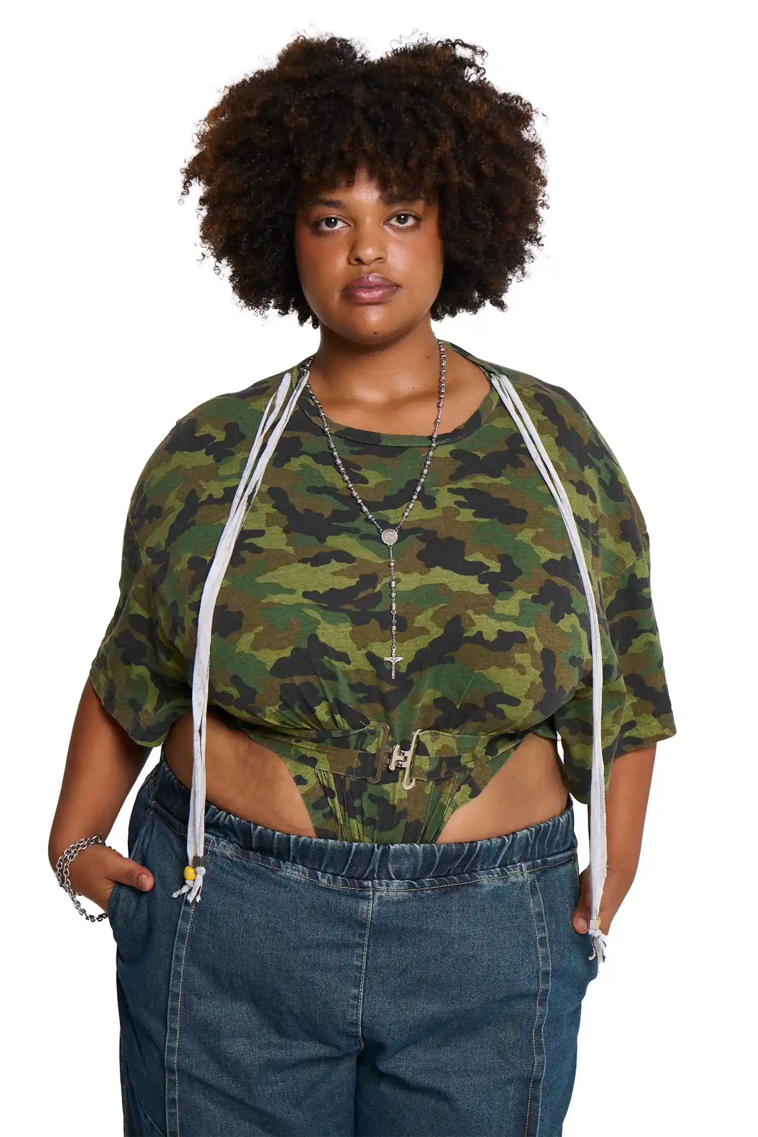 One piece tshirt - camo