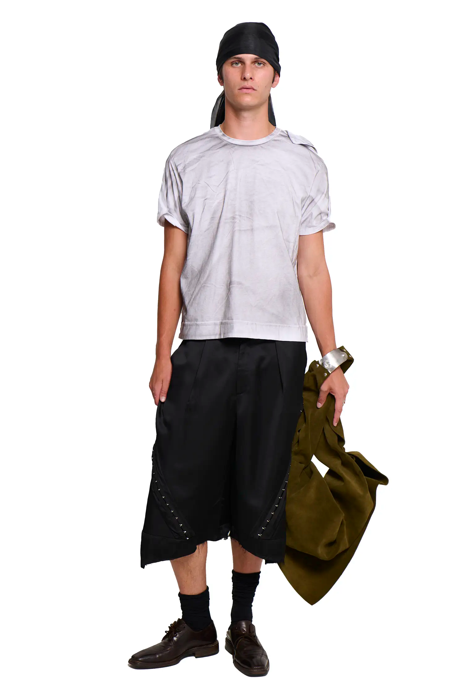 Long placket t-shirt