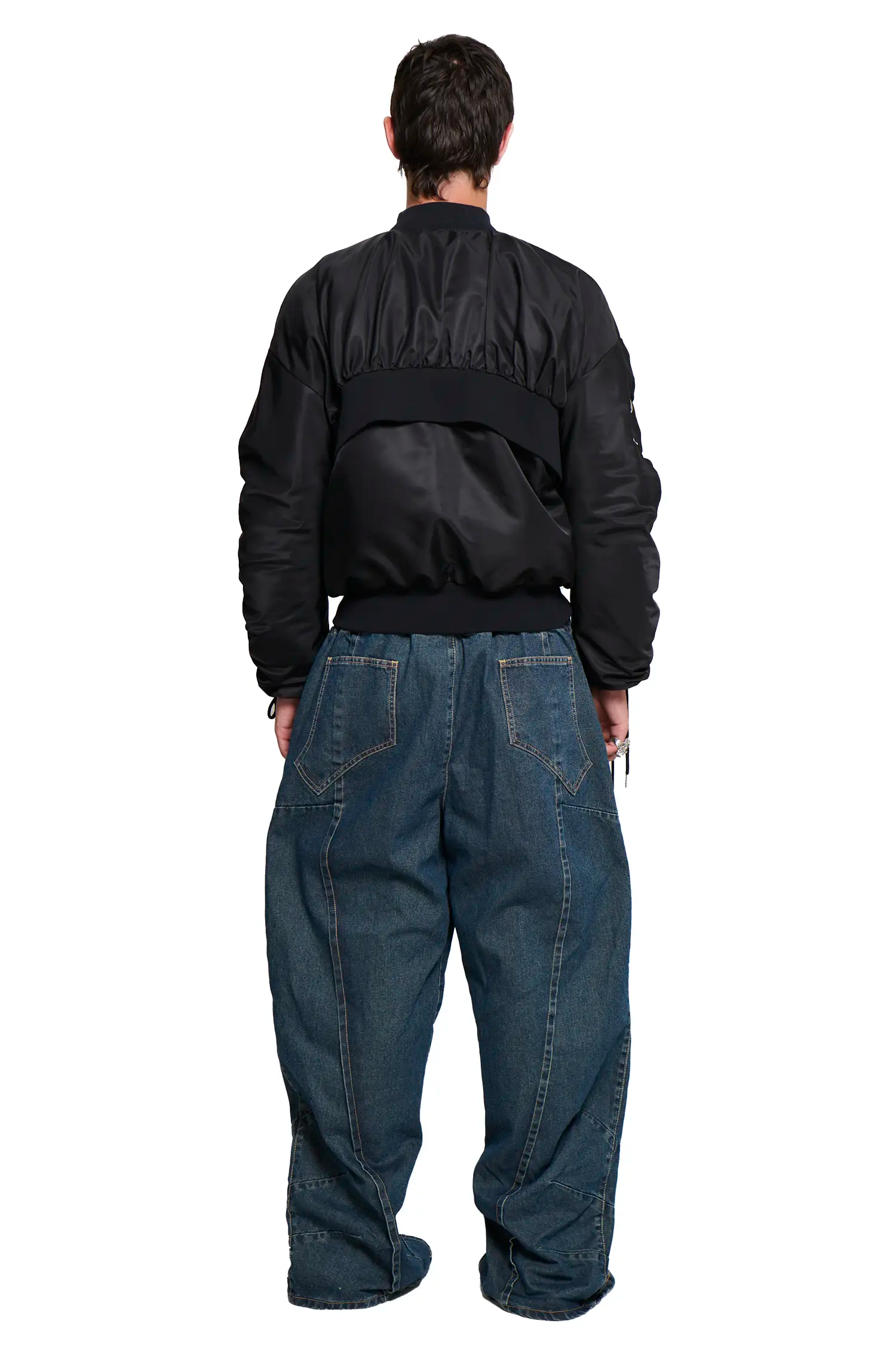 Baggy spider denim