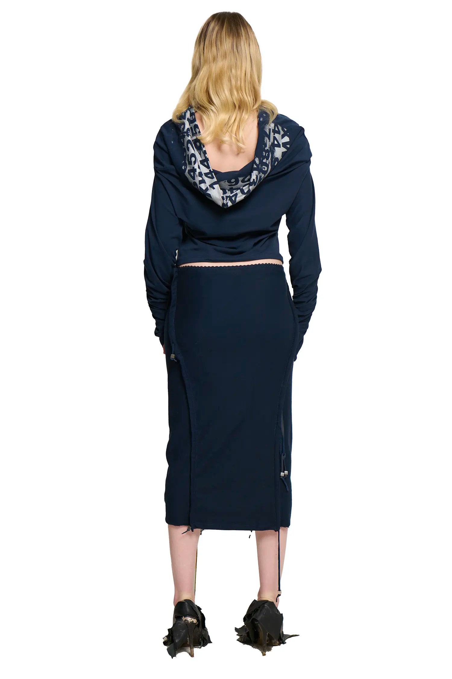 Lulu long sleeve stretch jersey navy