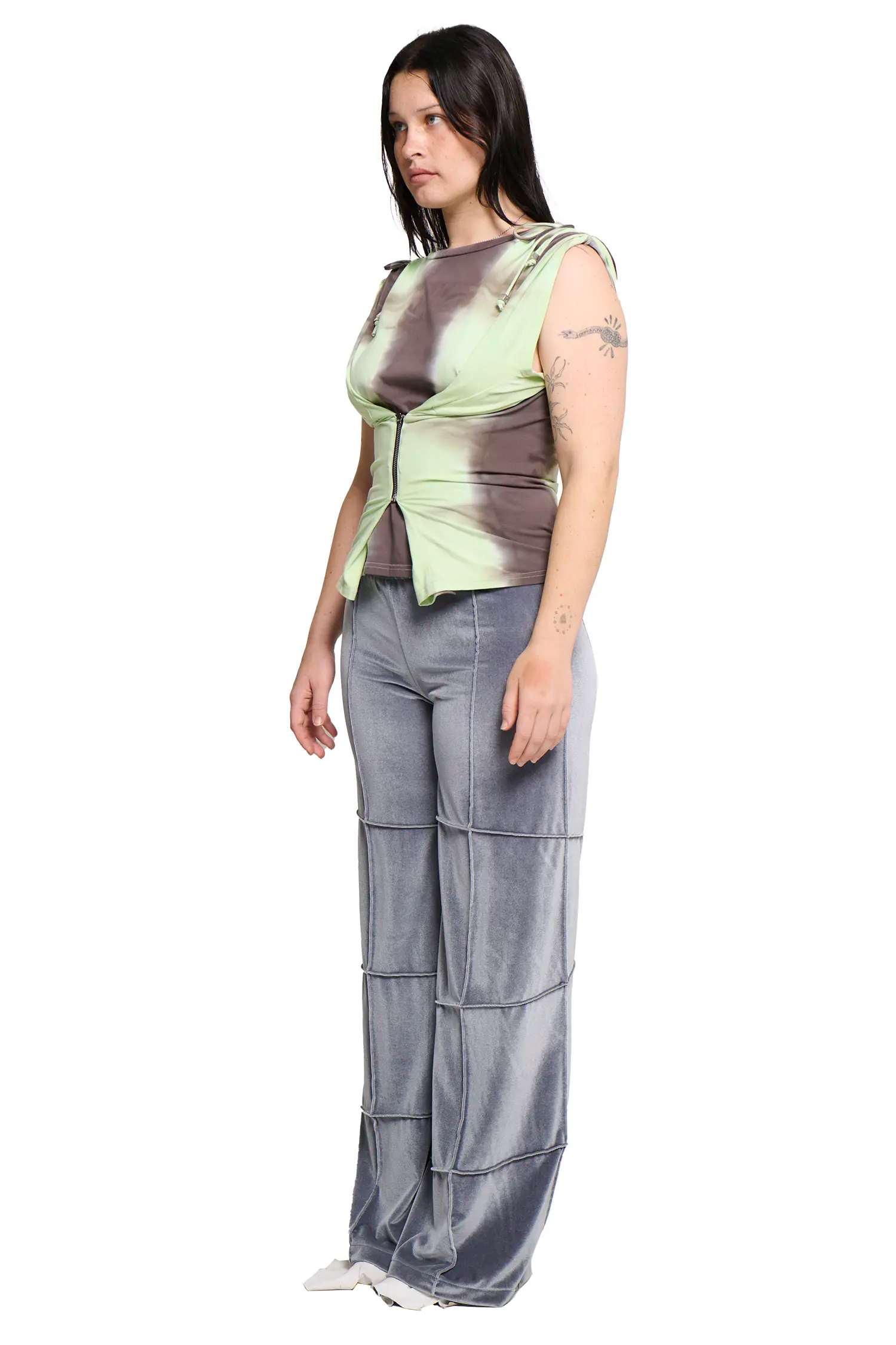 Spider pant - grey (straight)