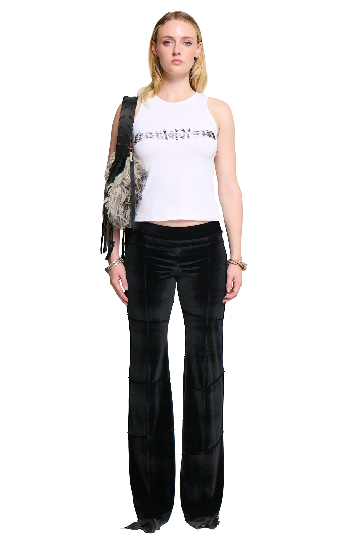 Spider pant - black (flare)