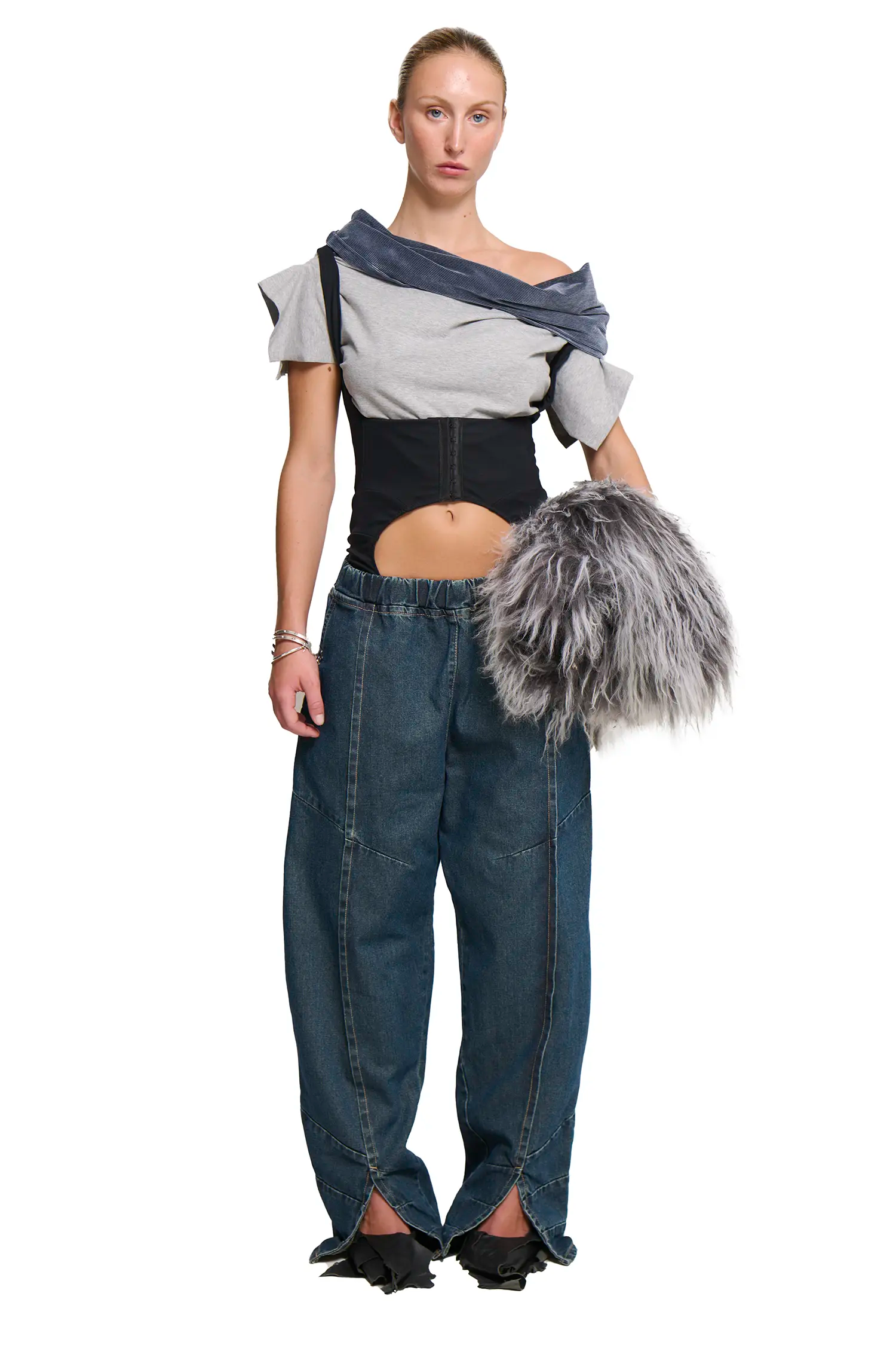 Baggy spider denim