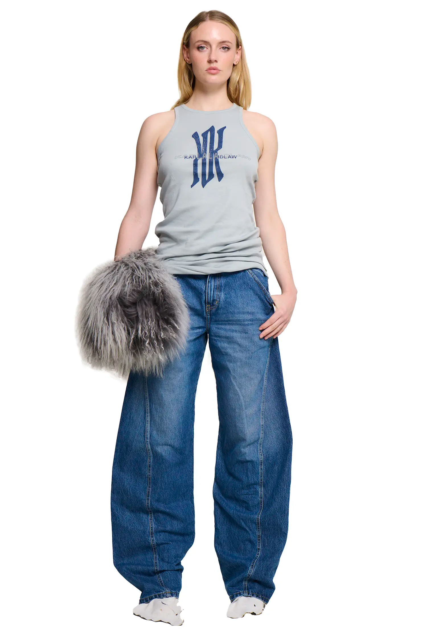 Gab cole x karlaidlaw iron gate jean indigo blue