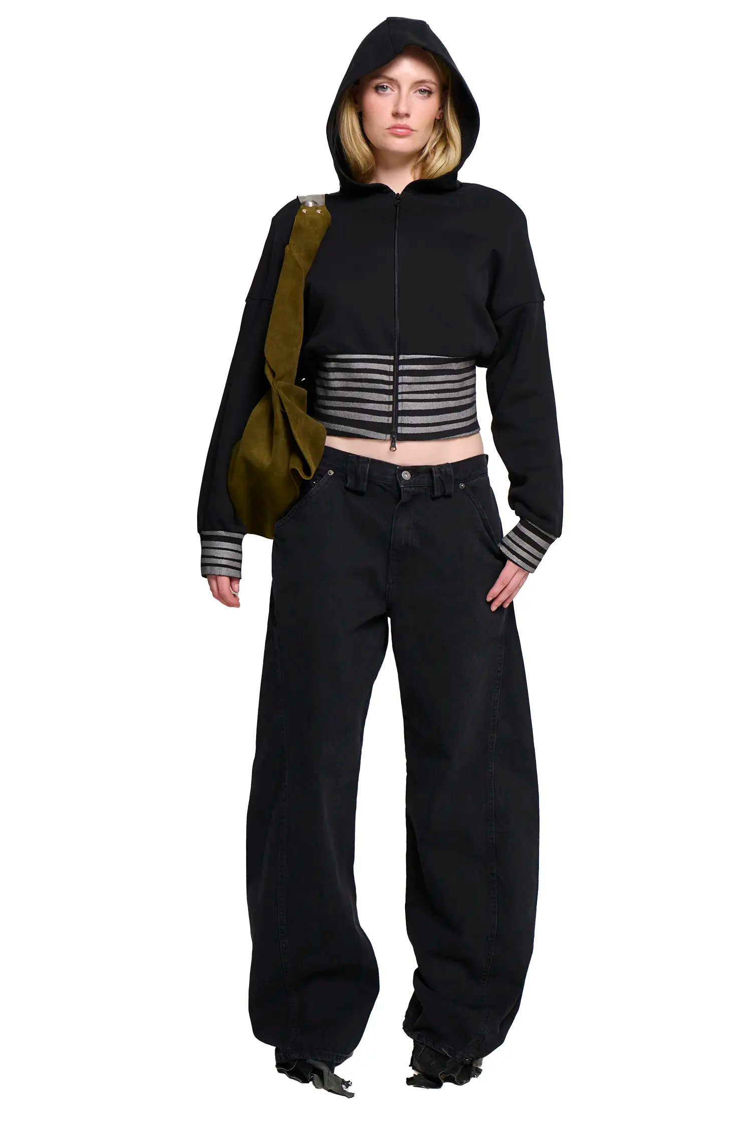 Circus jacket - vintage black/silver