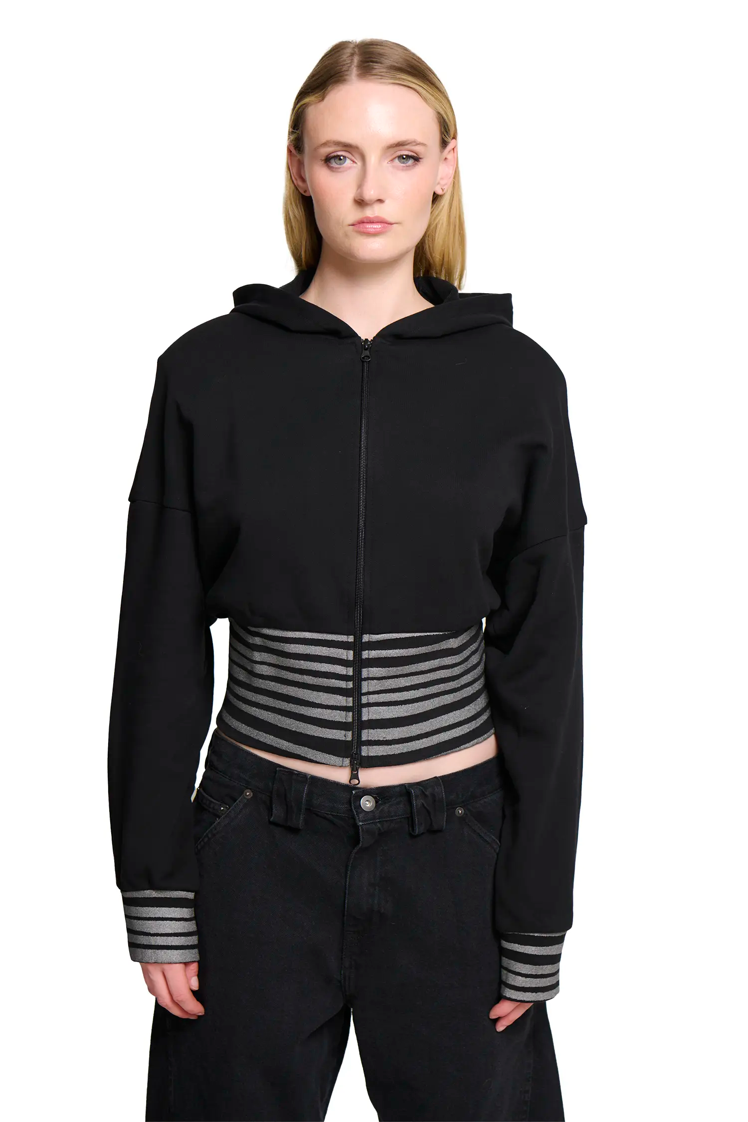 Circus jacket - vintage black/silver