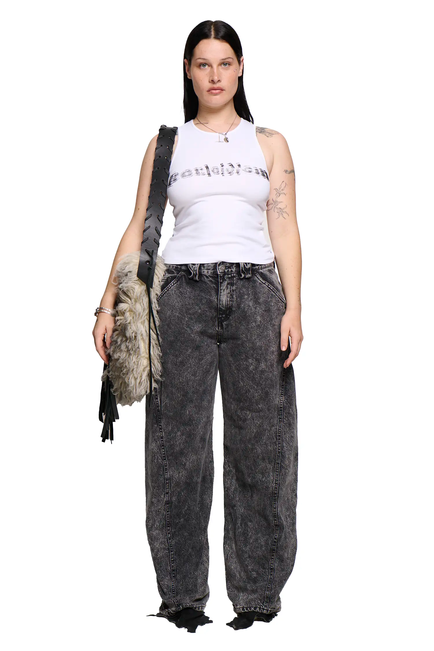Gab cole x karlaidlaw iron gate jean acid