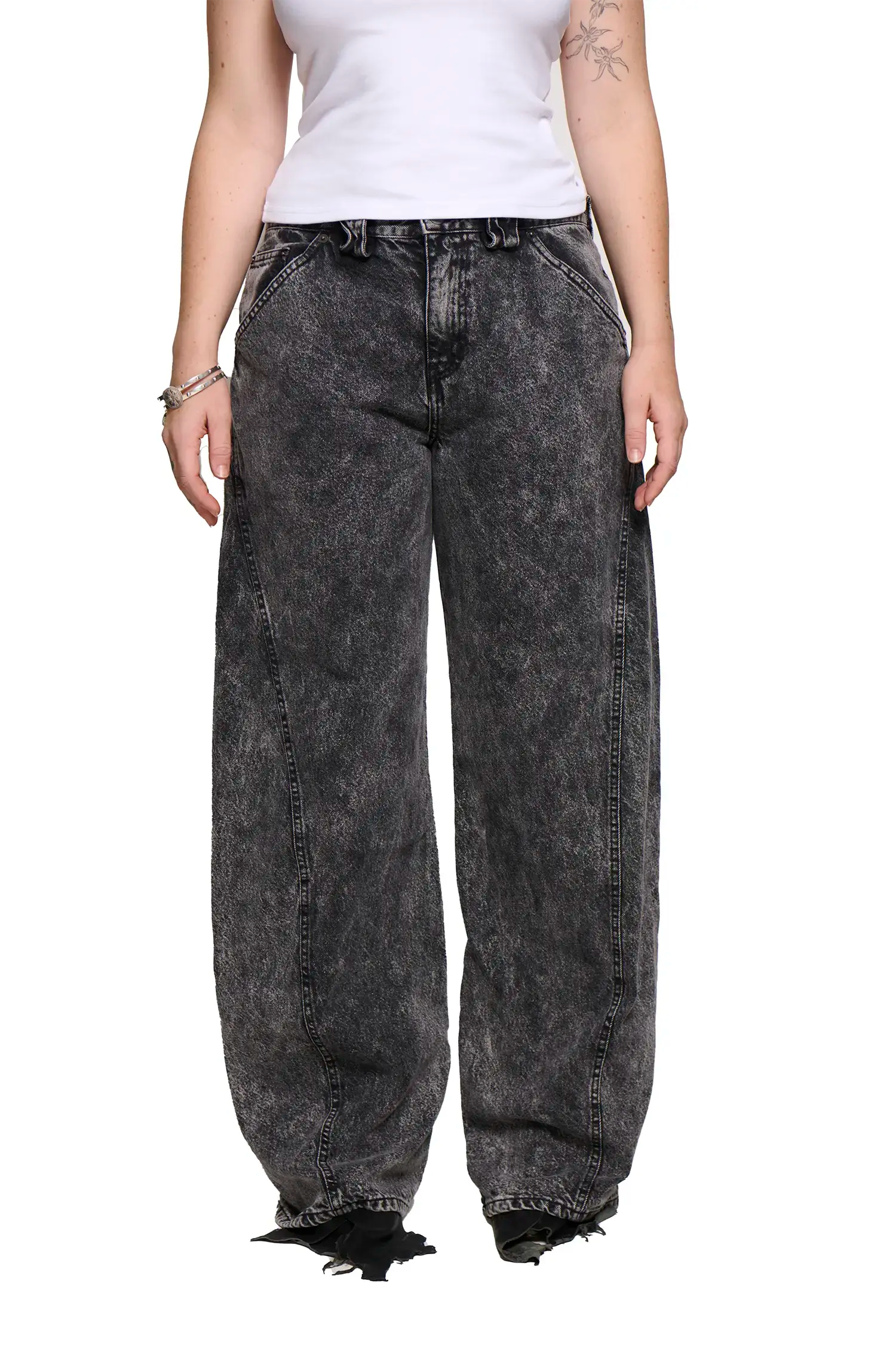 Gab cole x karlaidlaw iron gate jean acid