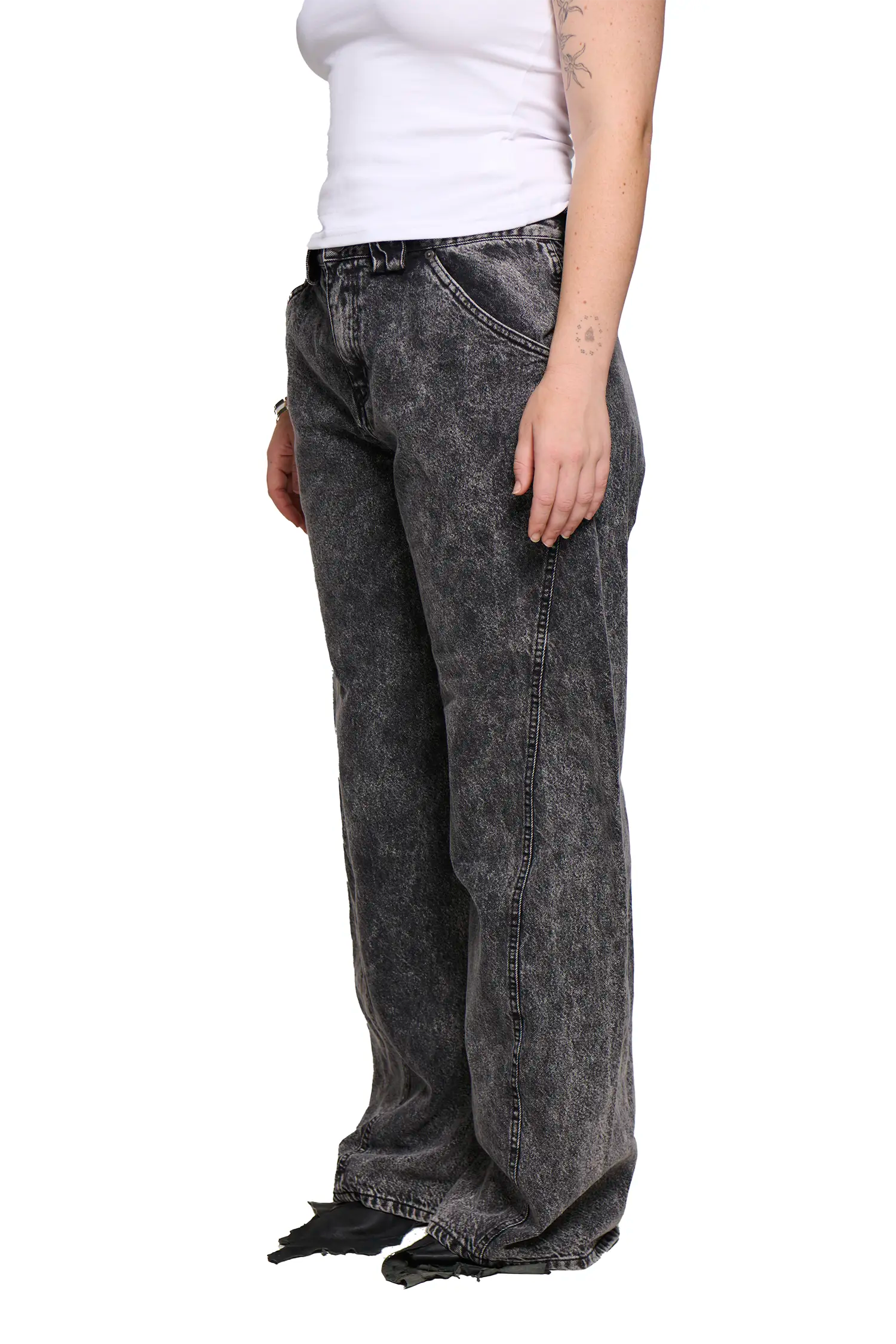 Gab cole x karlaidlaw iron gate jean acid