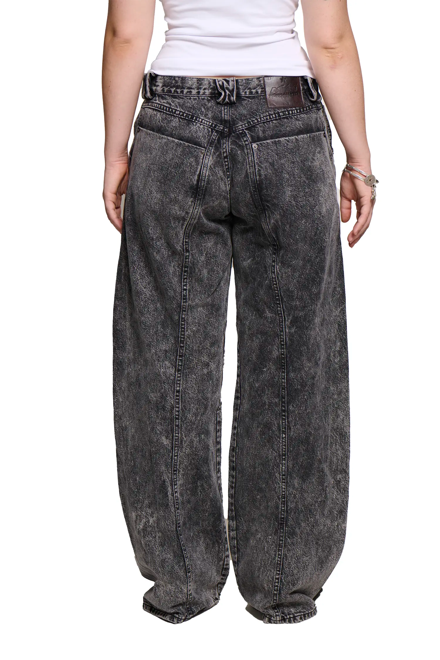 Gab cole x karlaidlaw iron gate jean acid