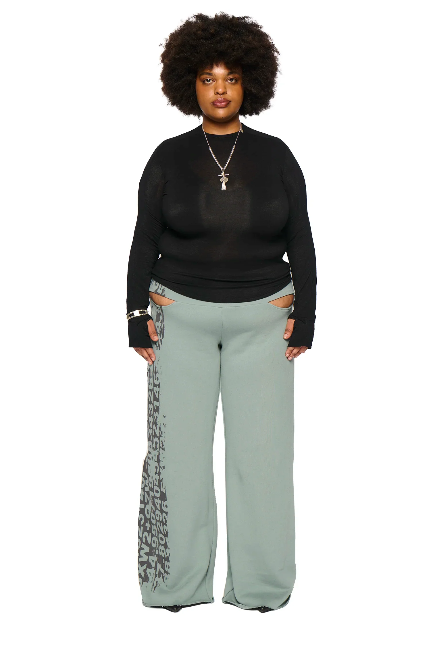 North pant - steel and charcoal