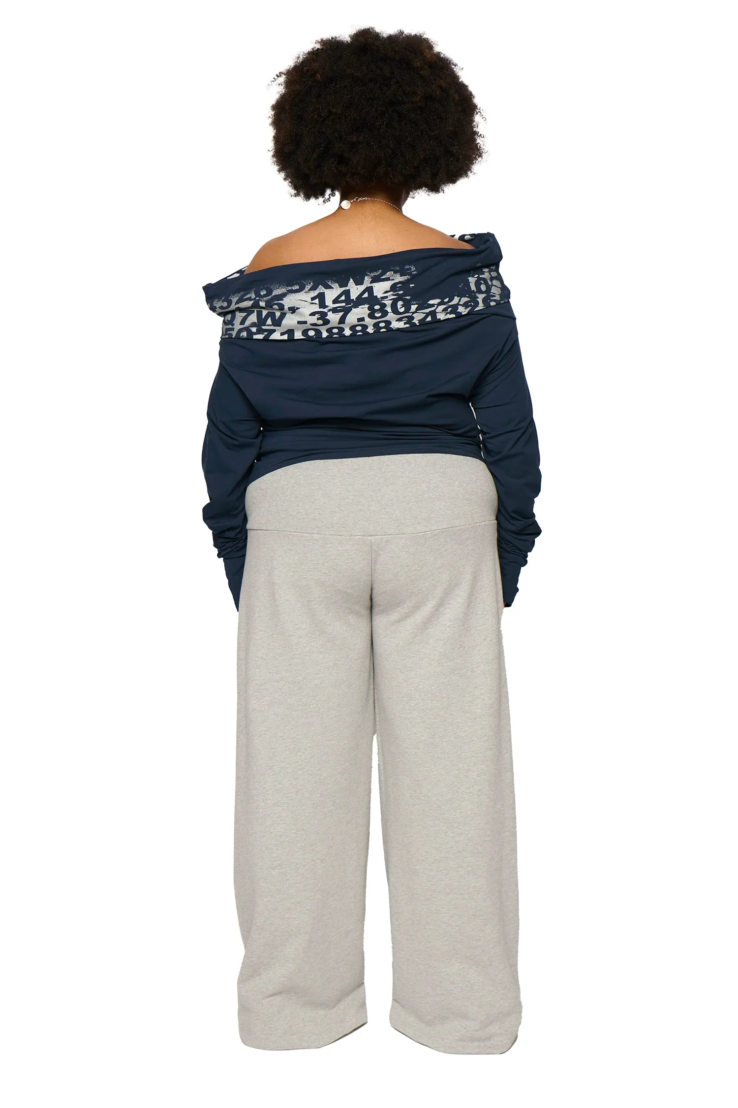 Lulu long sleeve stretch jersey navy