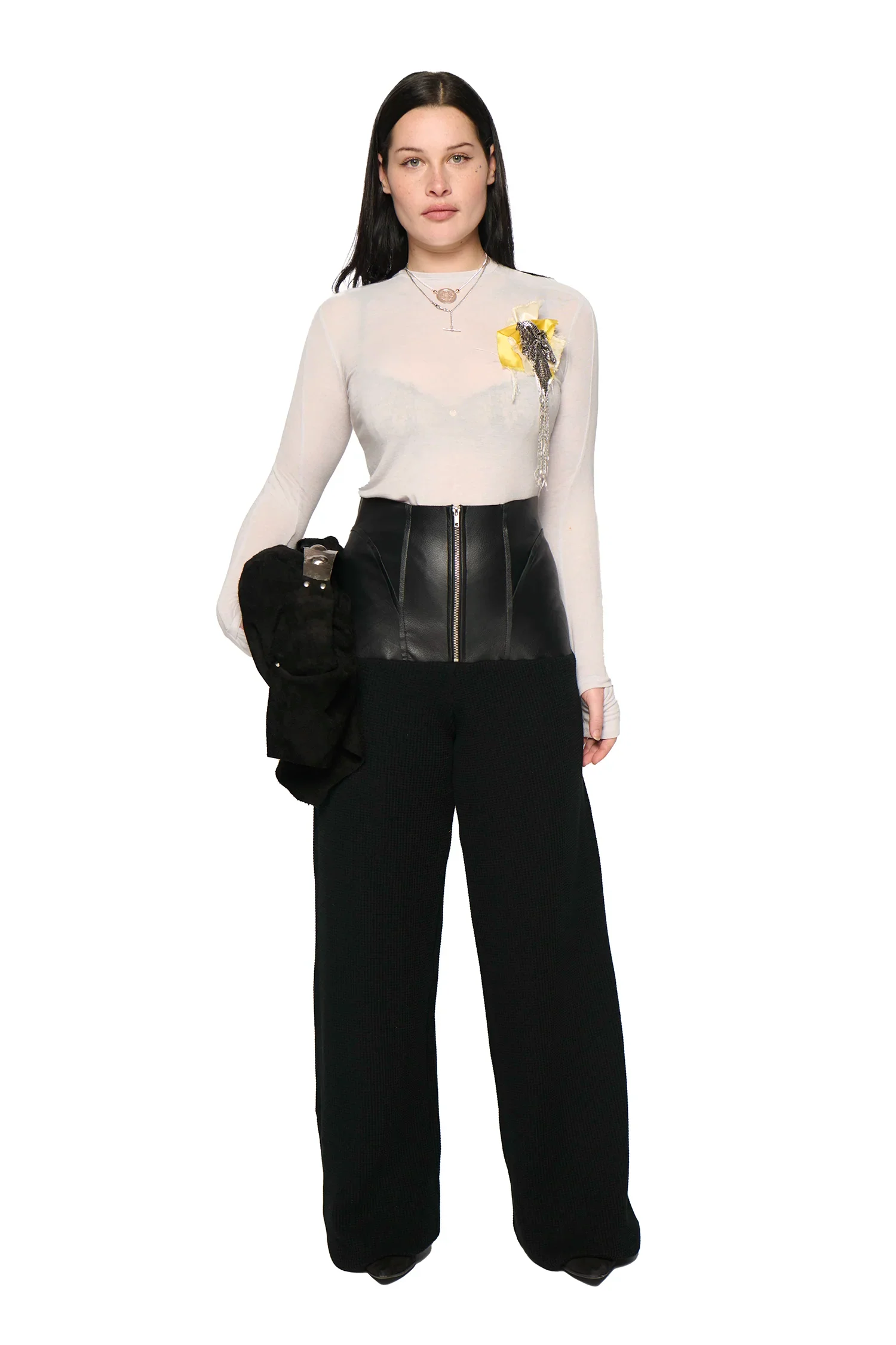 Angel wool top - stone