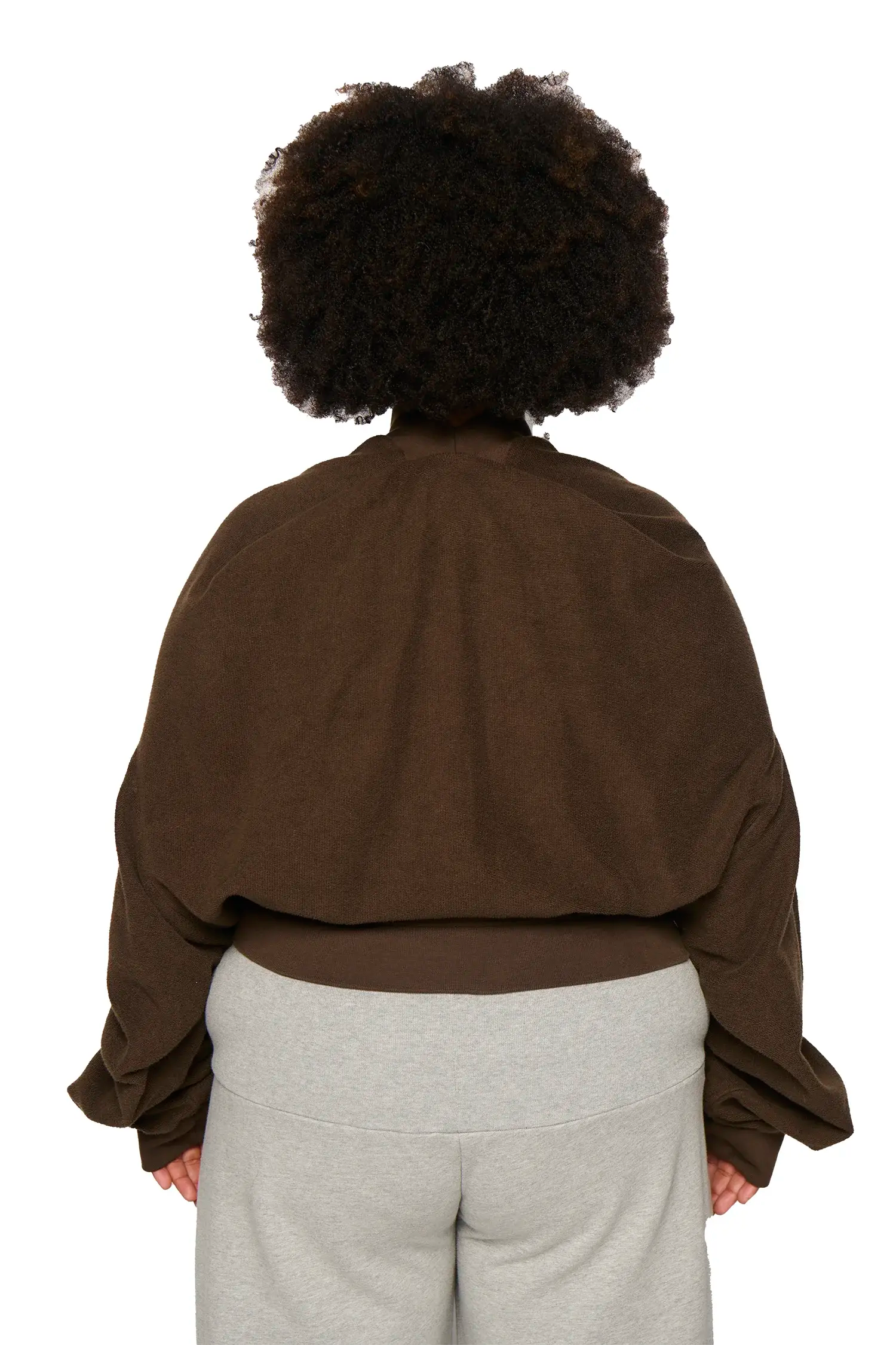 Upside down jumper brown