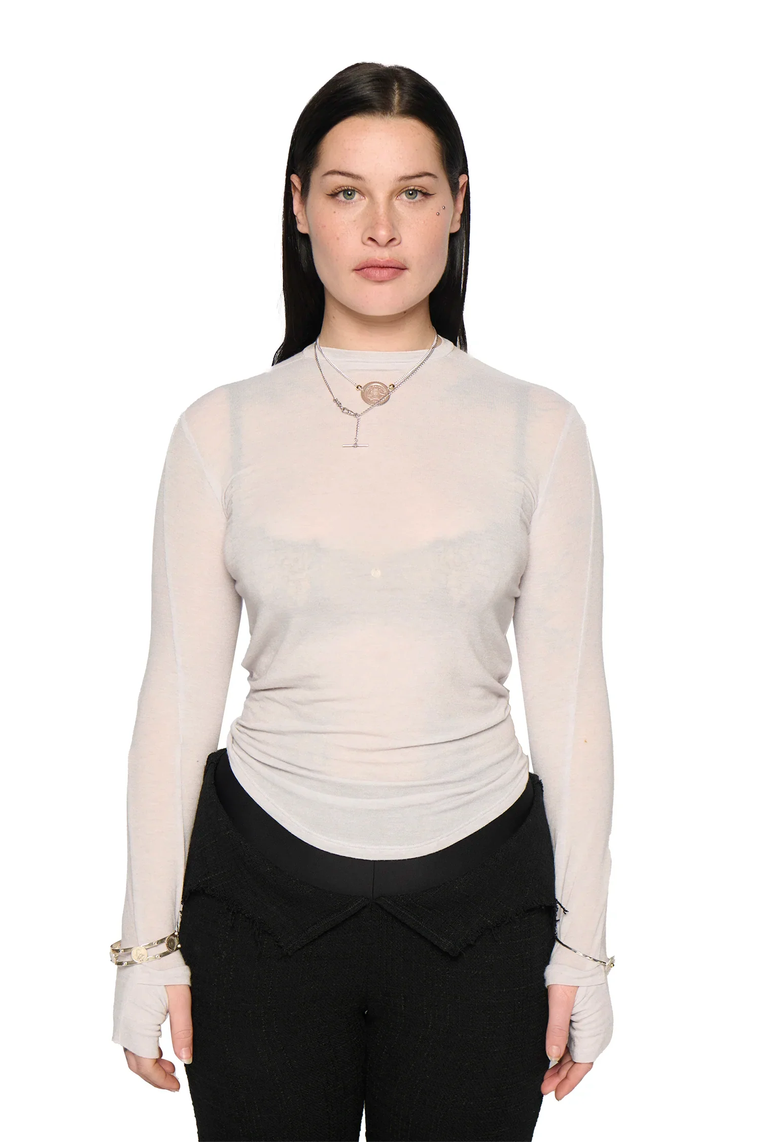 Angel wool top - stone
