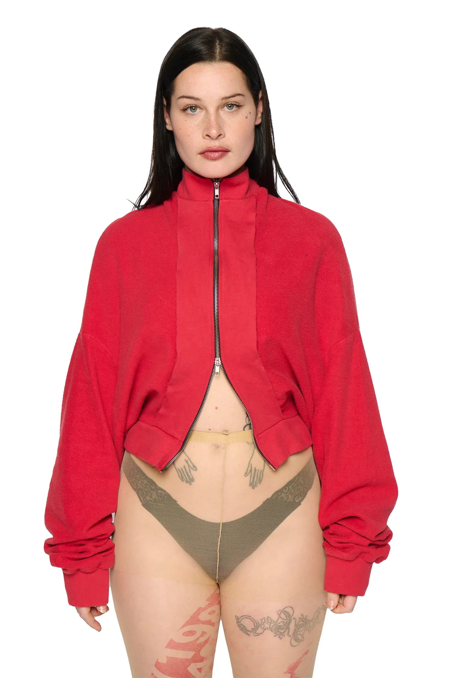 Upside down jumper red