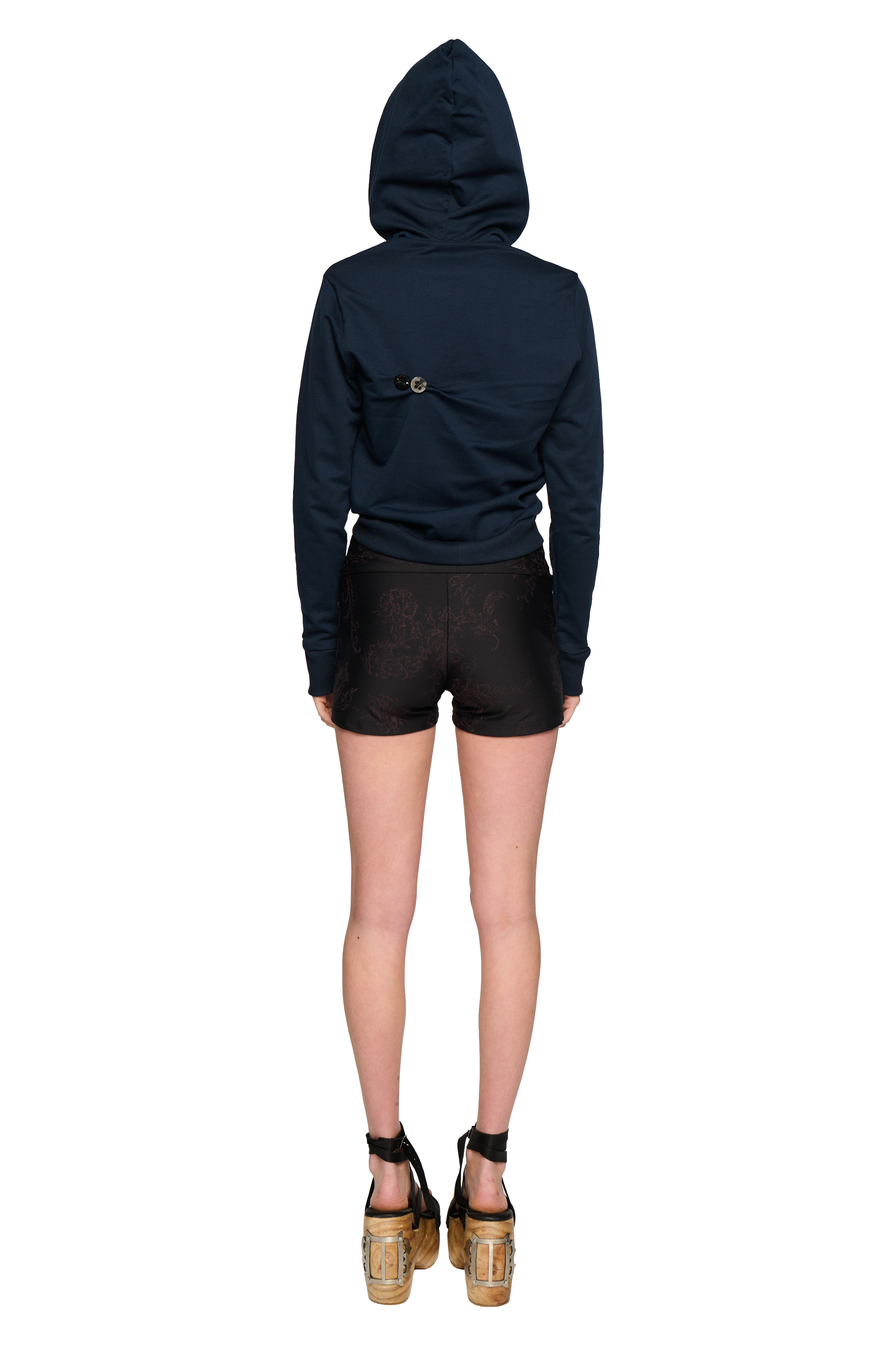 Button twist jacket - navy