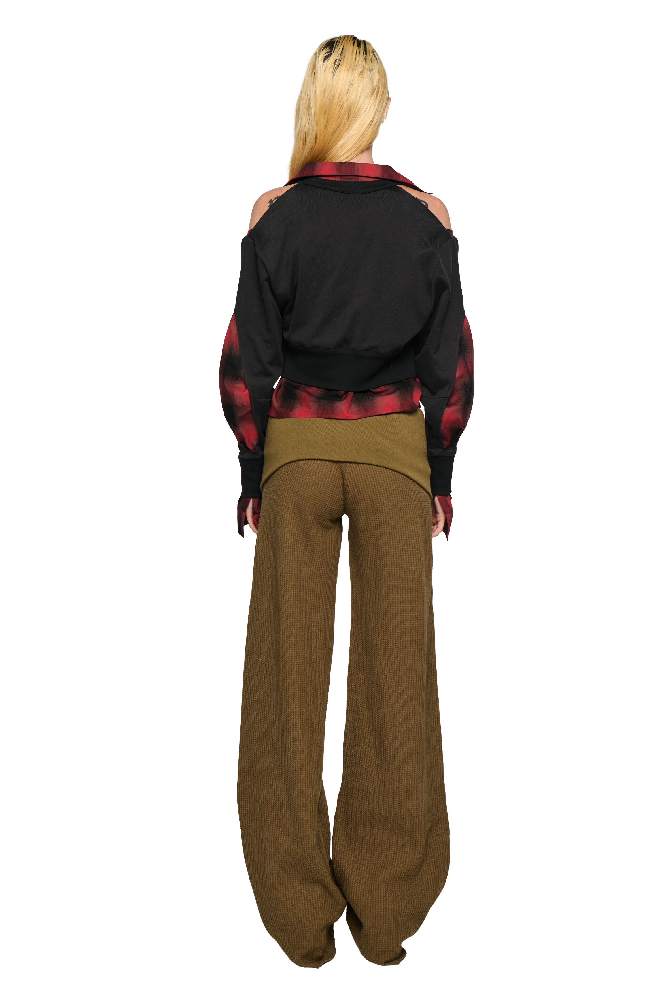 Waffle pant - khaki