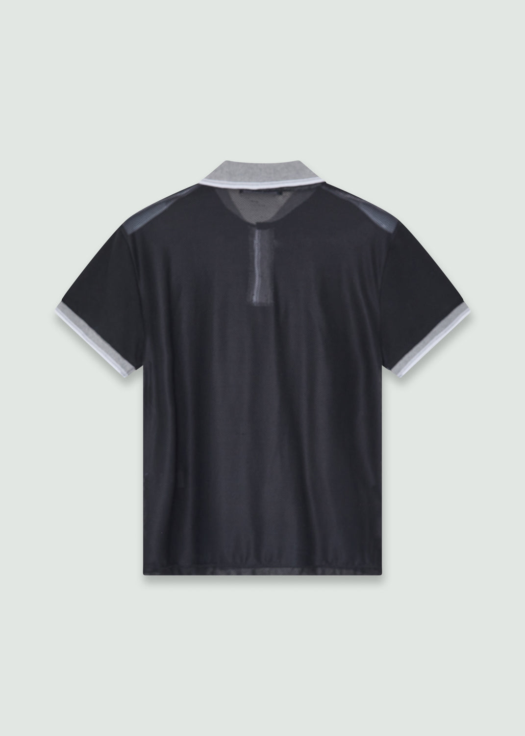 Grid polo shirt