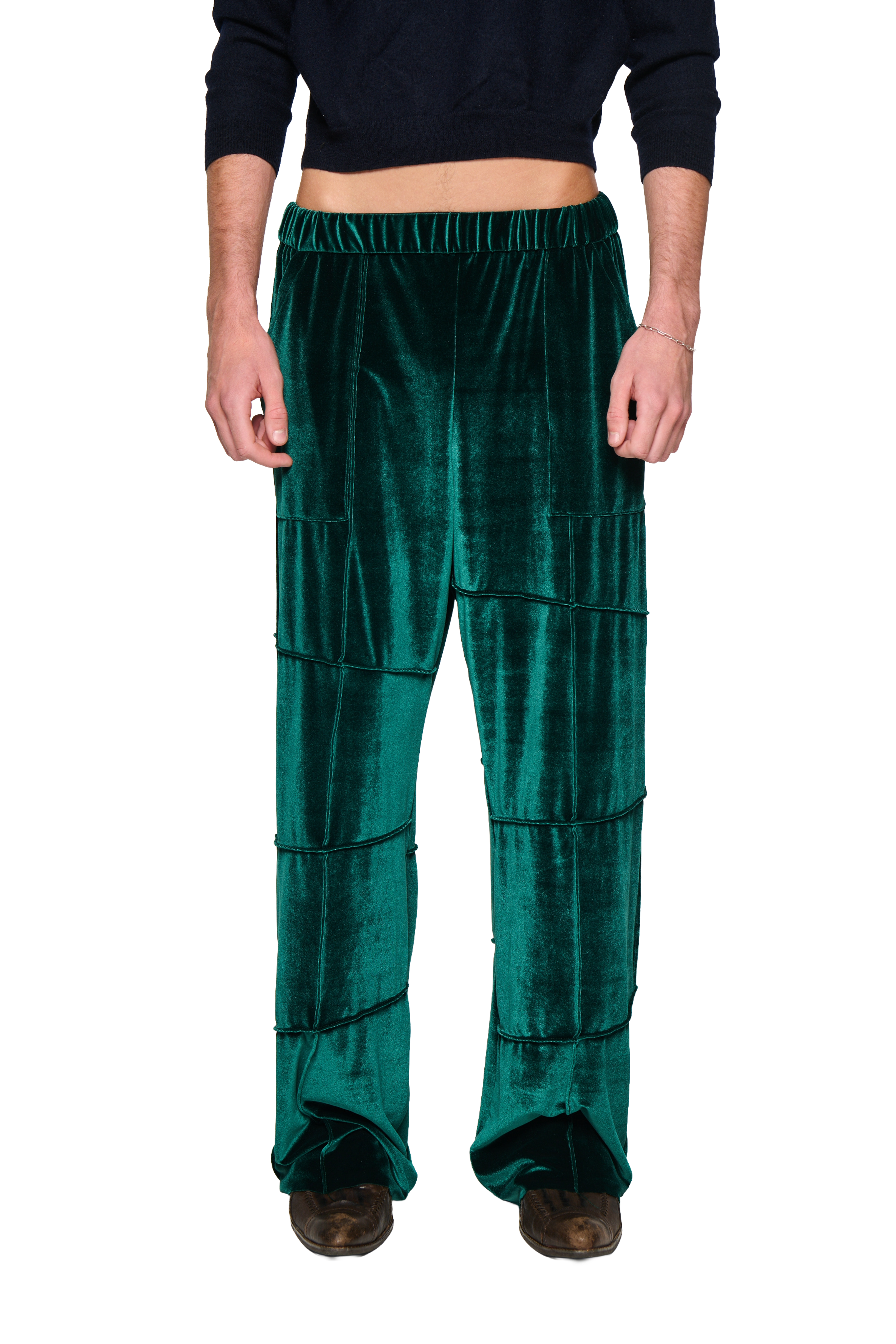 Baggy spider pant - bottle green