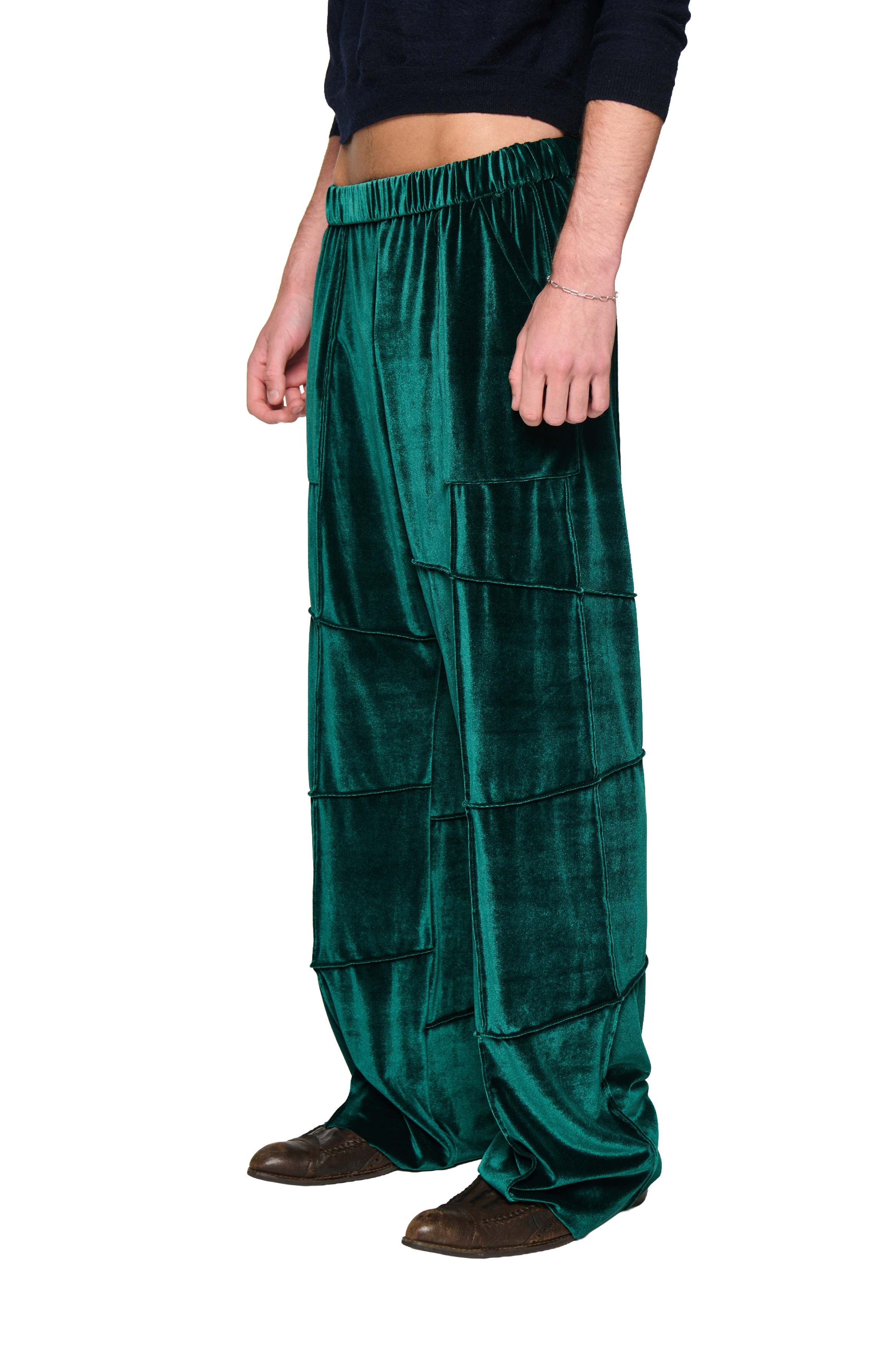 Baggy spider pant - bottle green