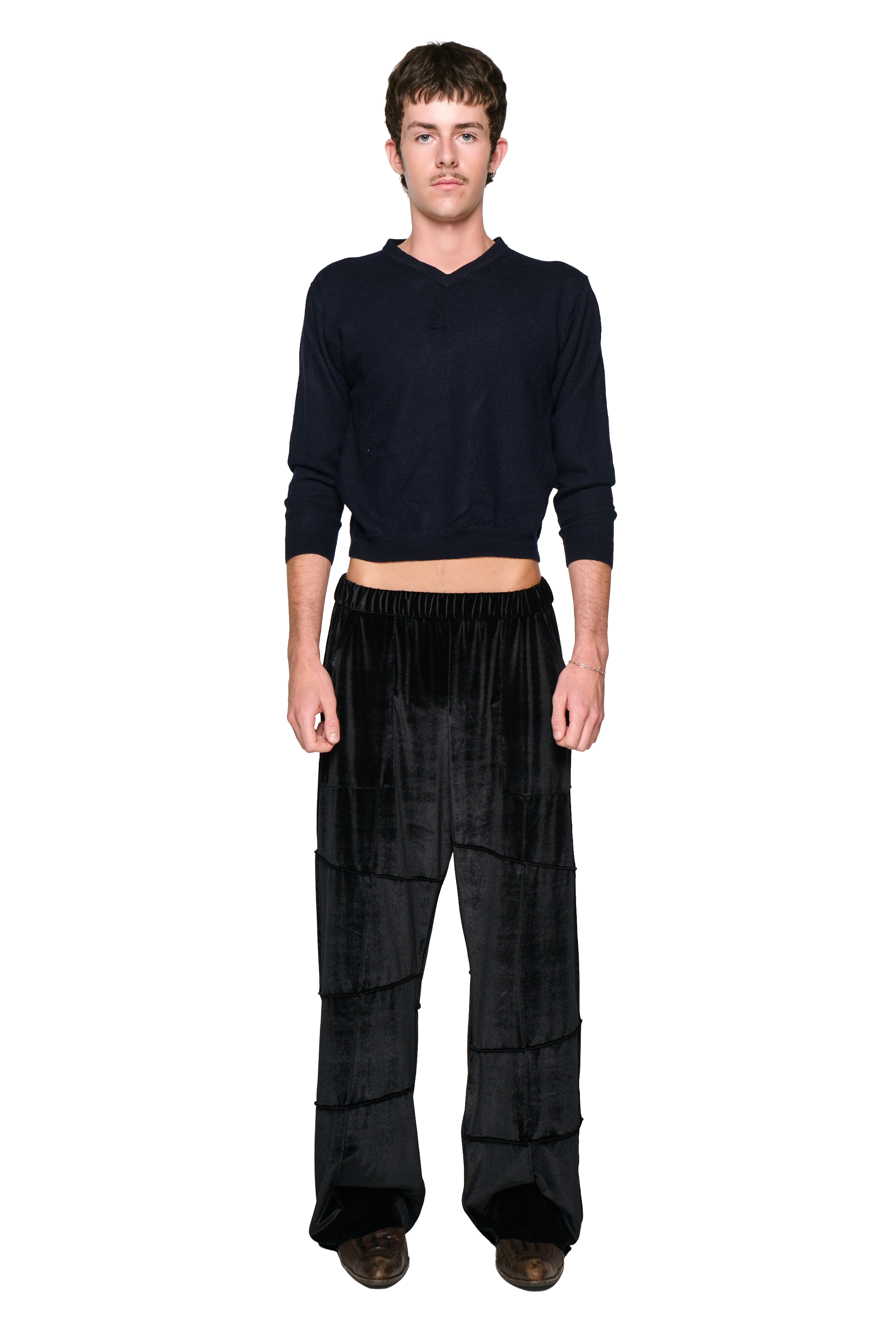 Baggy spider pant - black