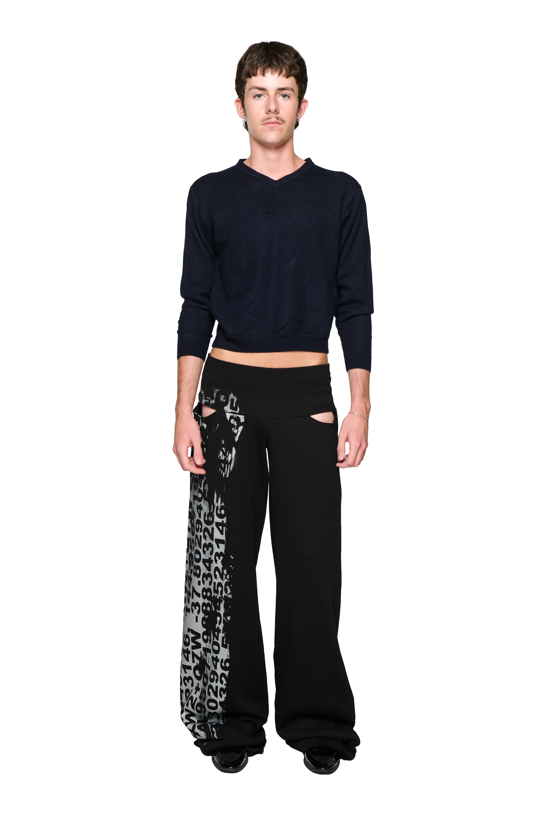 North pant - black/silver