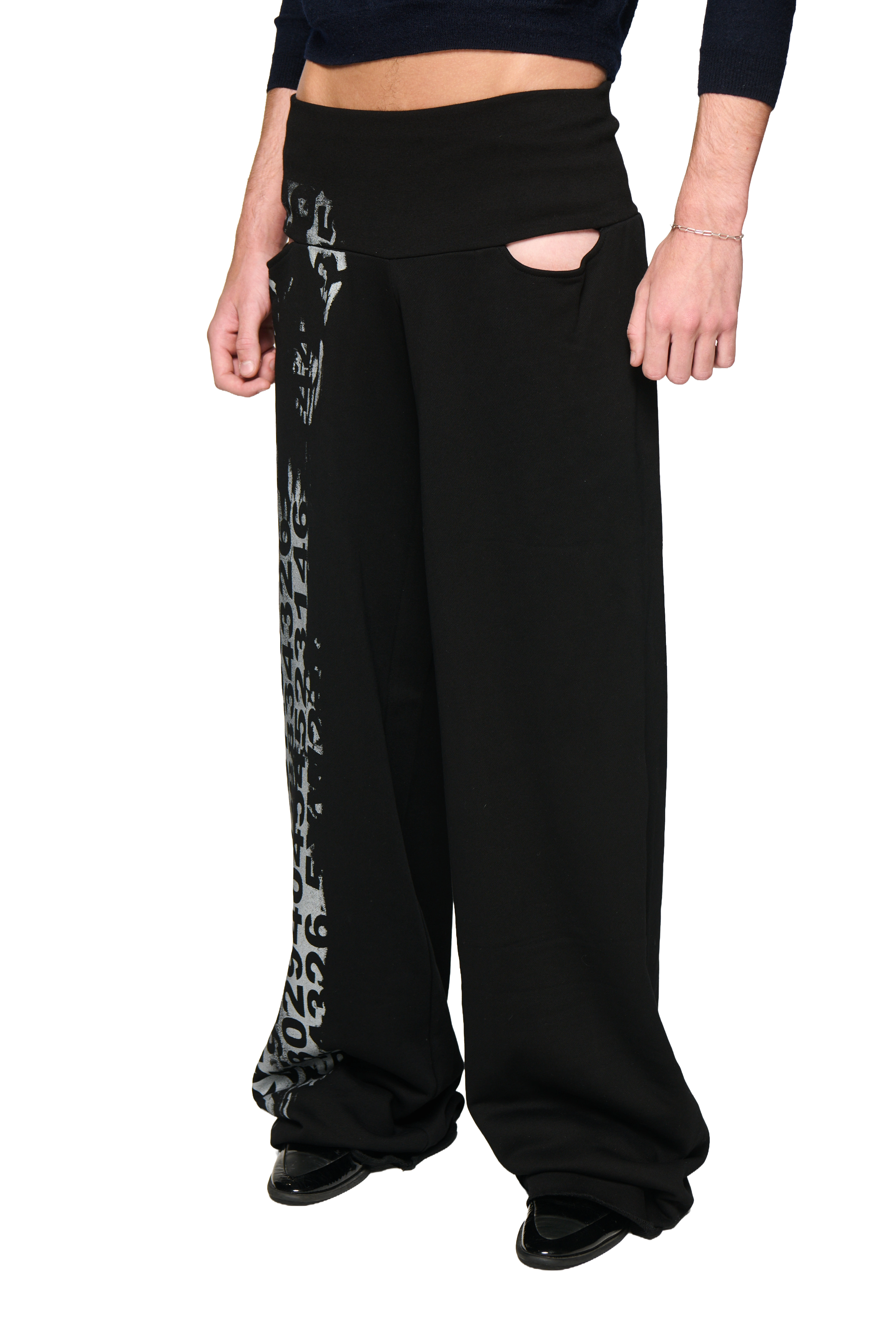 North pant - black/silver
