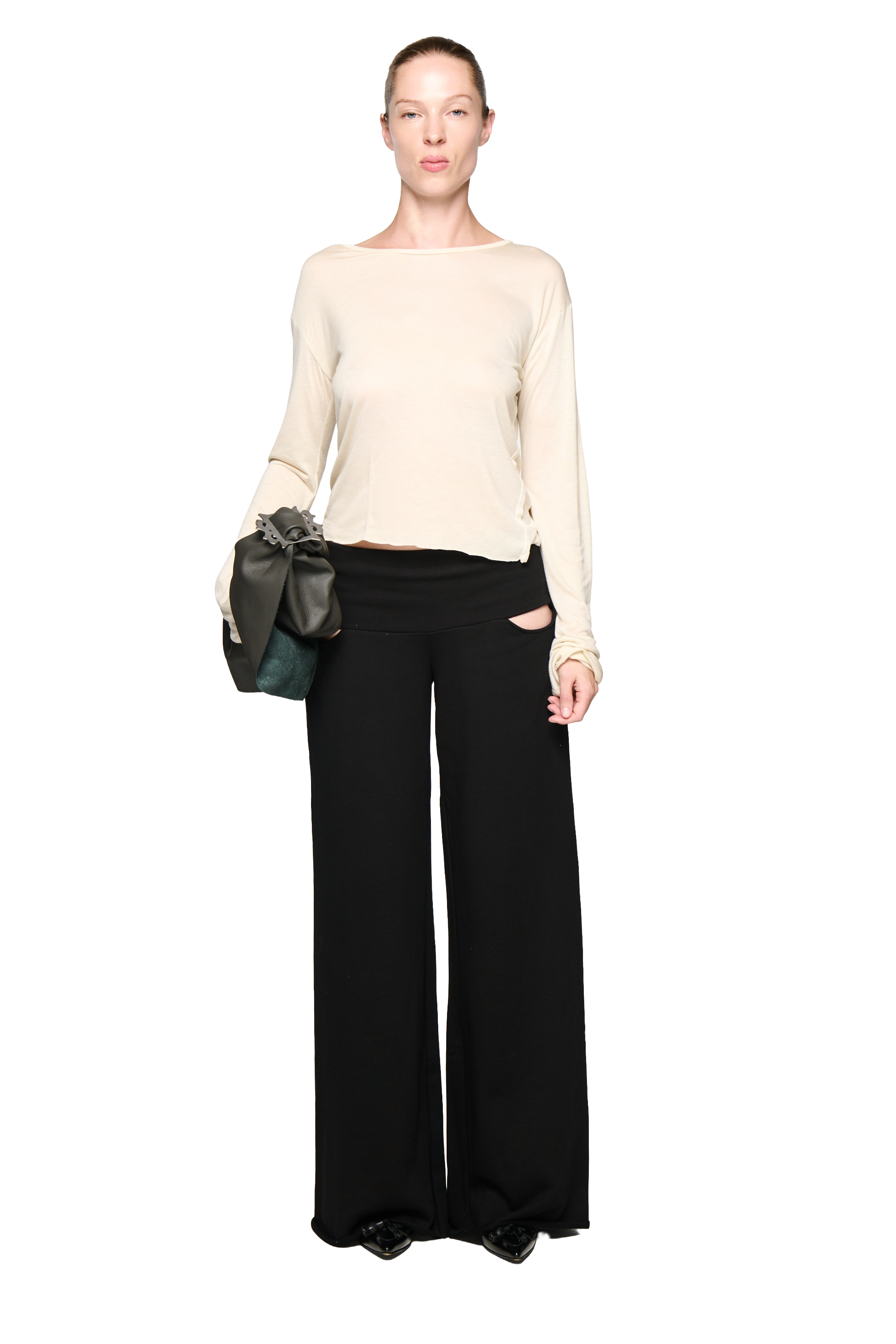 Basic long sleeve - almond