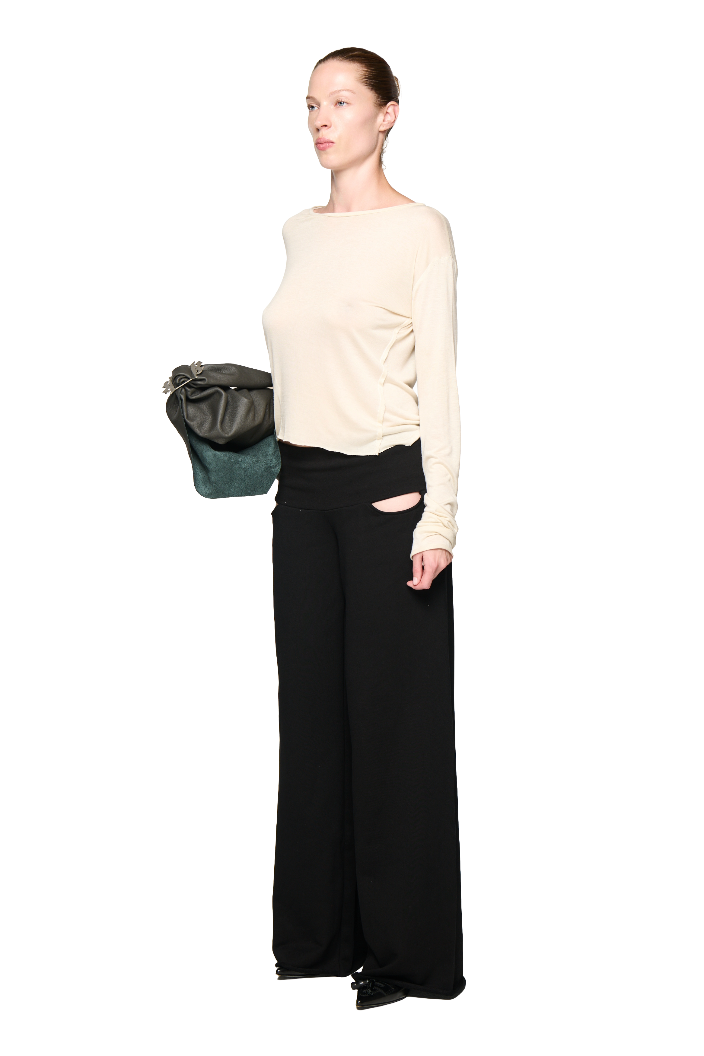 Basic long sleeve - almond