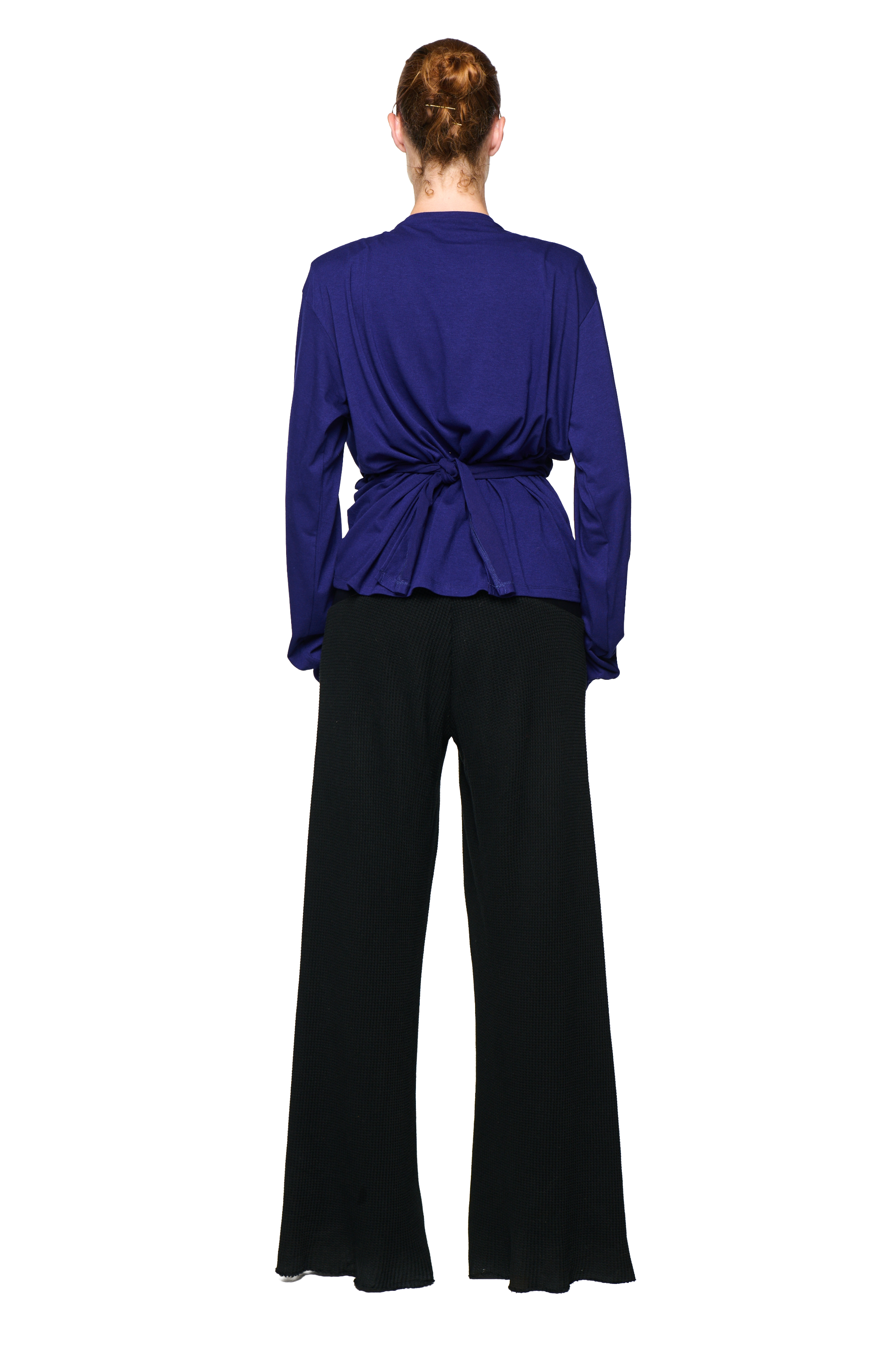 Scrunch long sleeve - purple