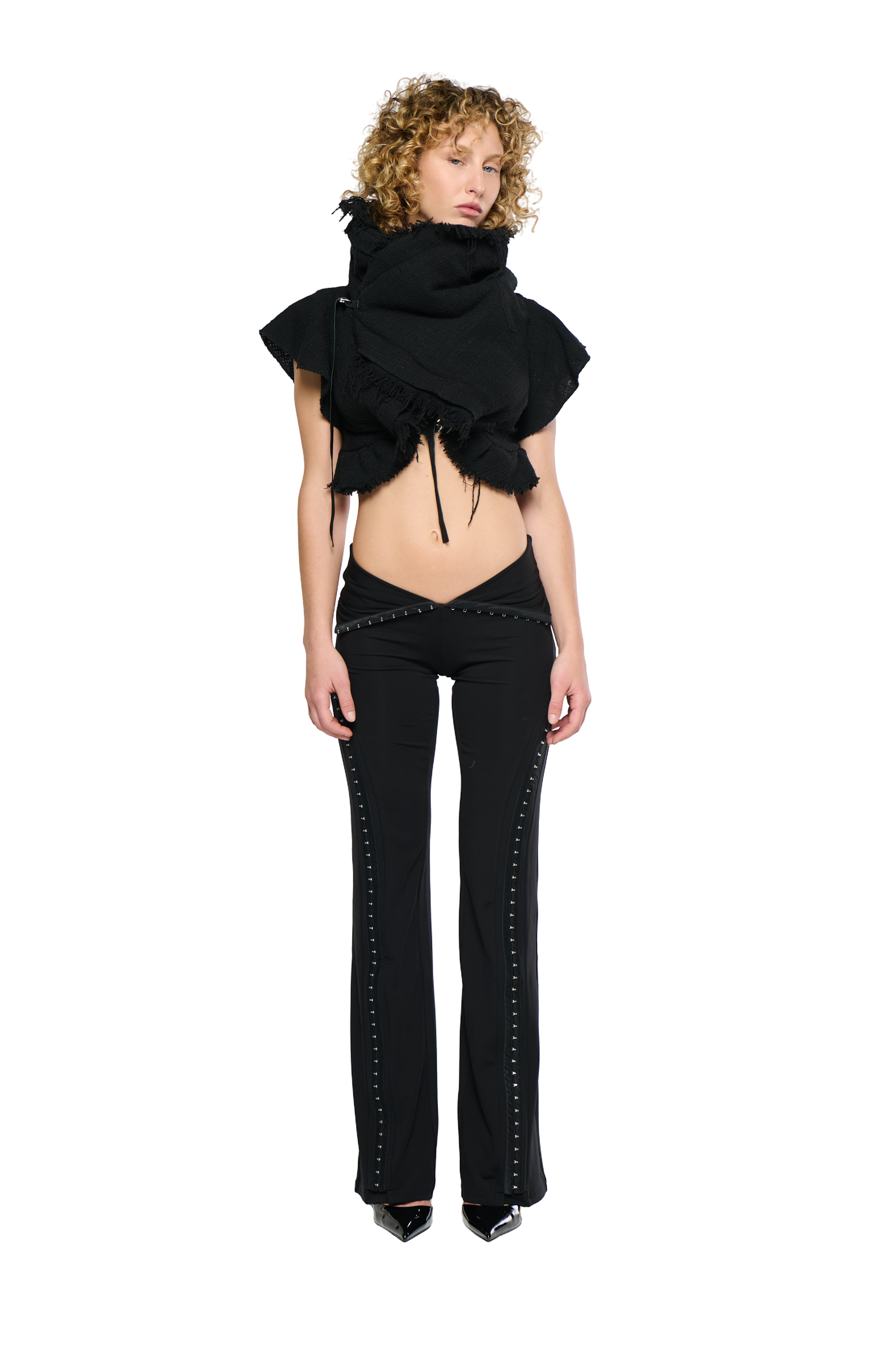 Hooked pant - black