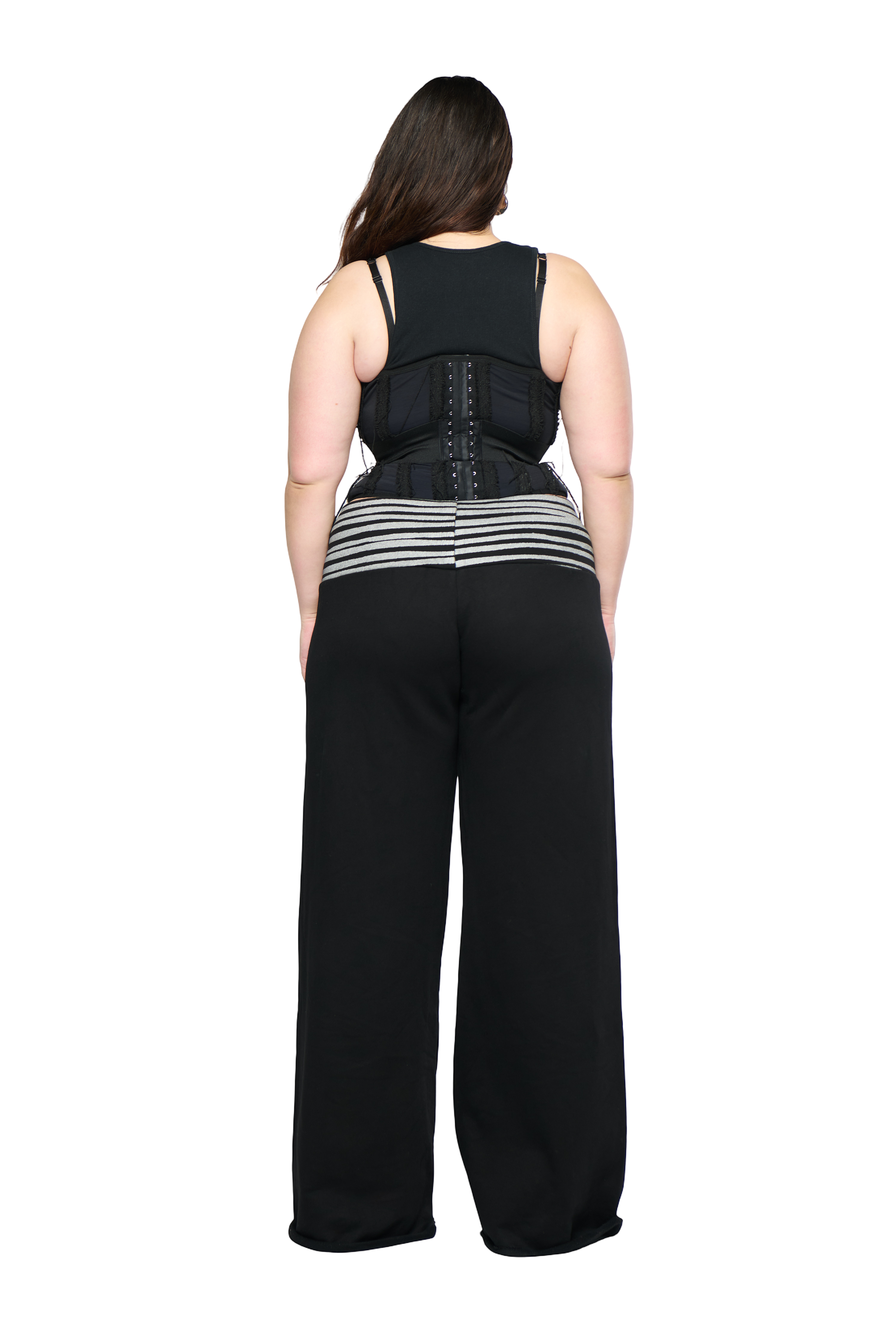 Circus pant - black/silver