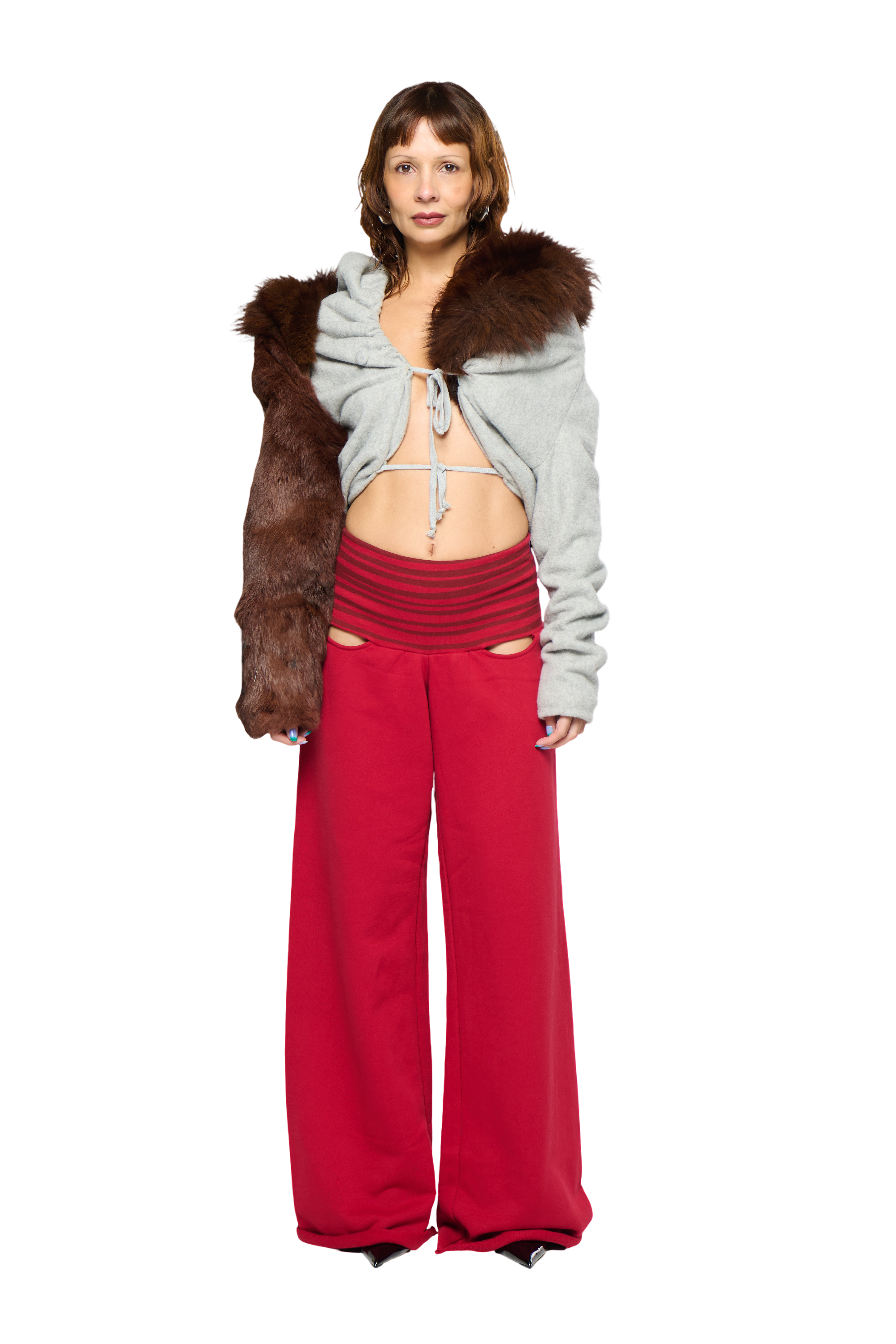 Circus pant - marone/red