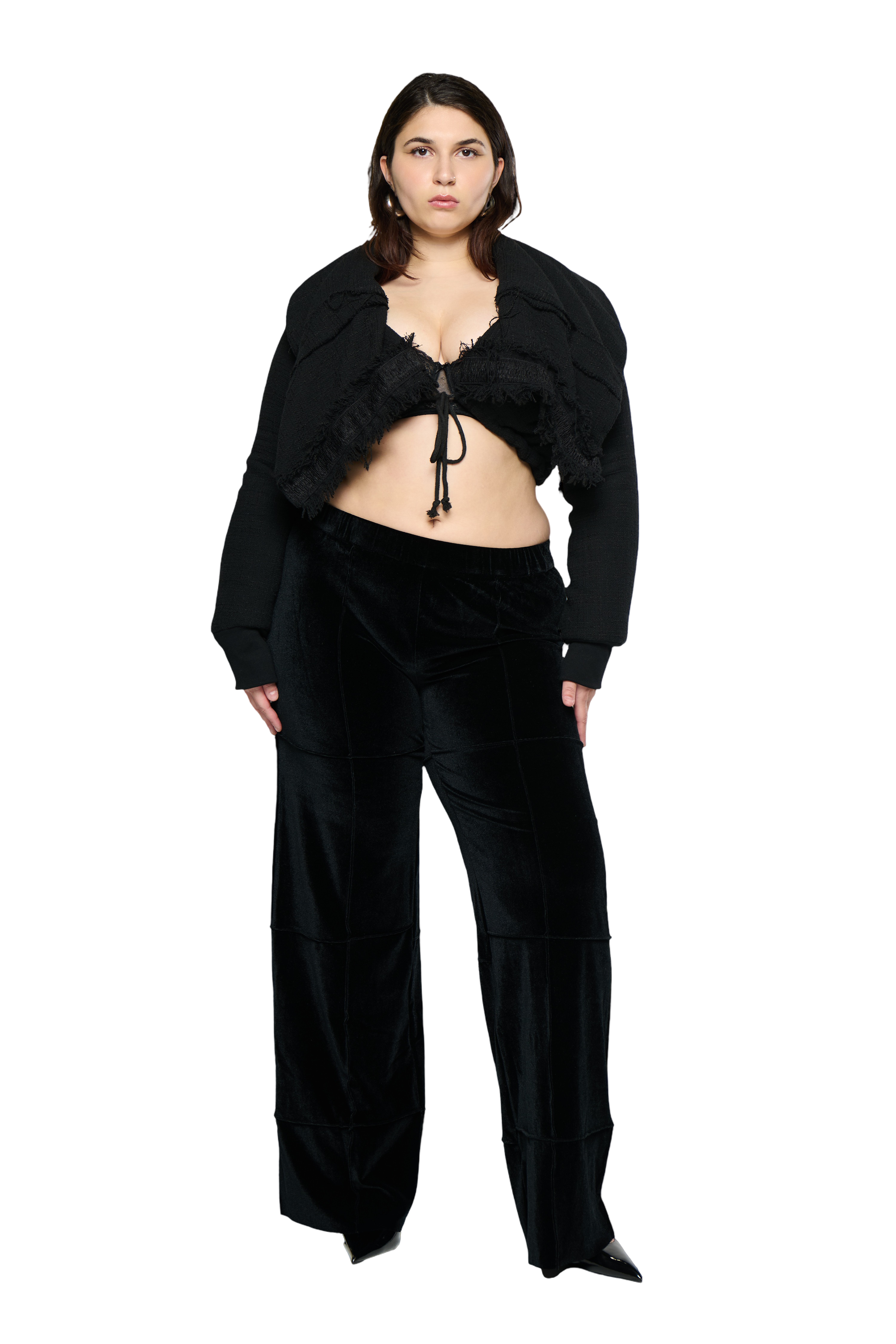 Spider pant - black (straight)