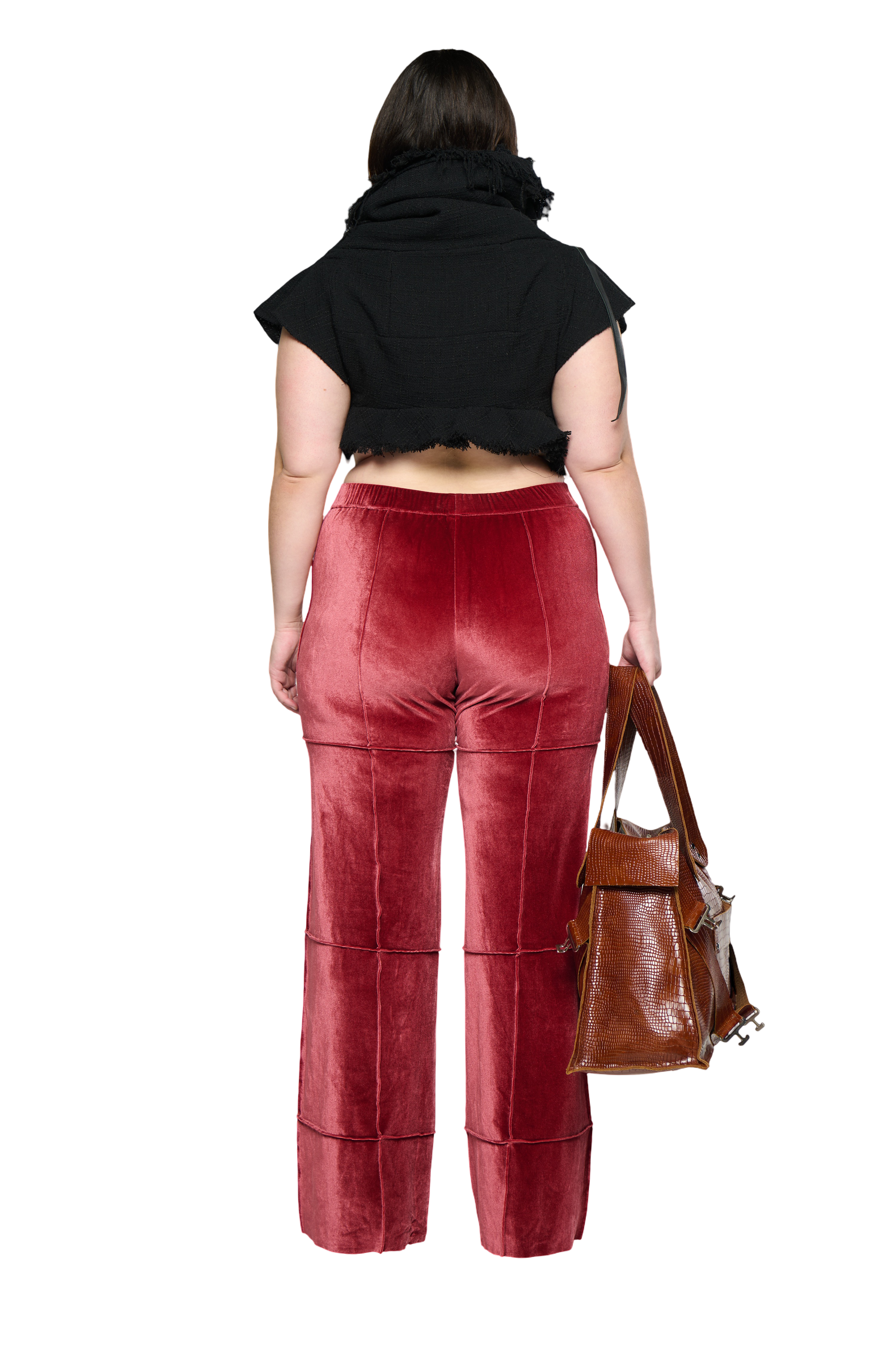 Spider pant straight - burnt orange