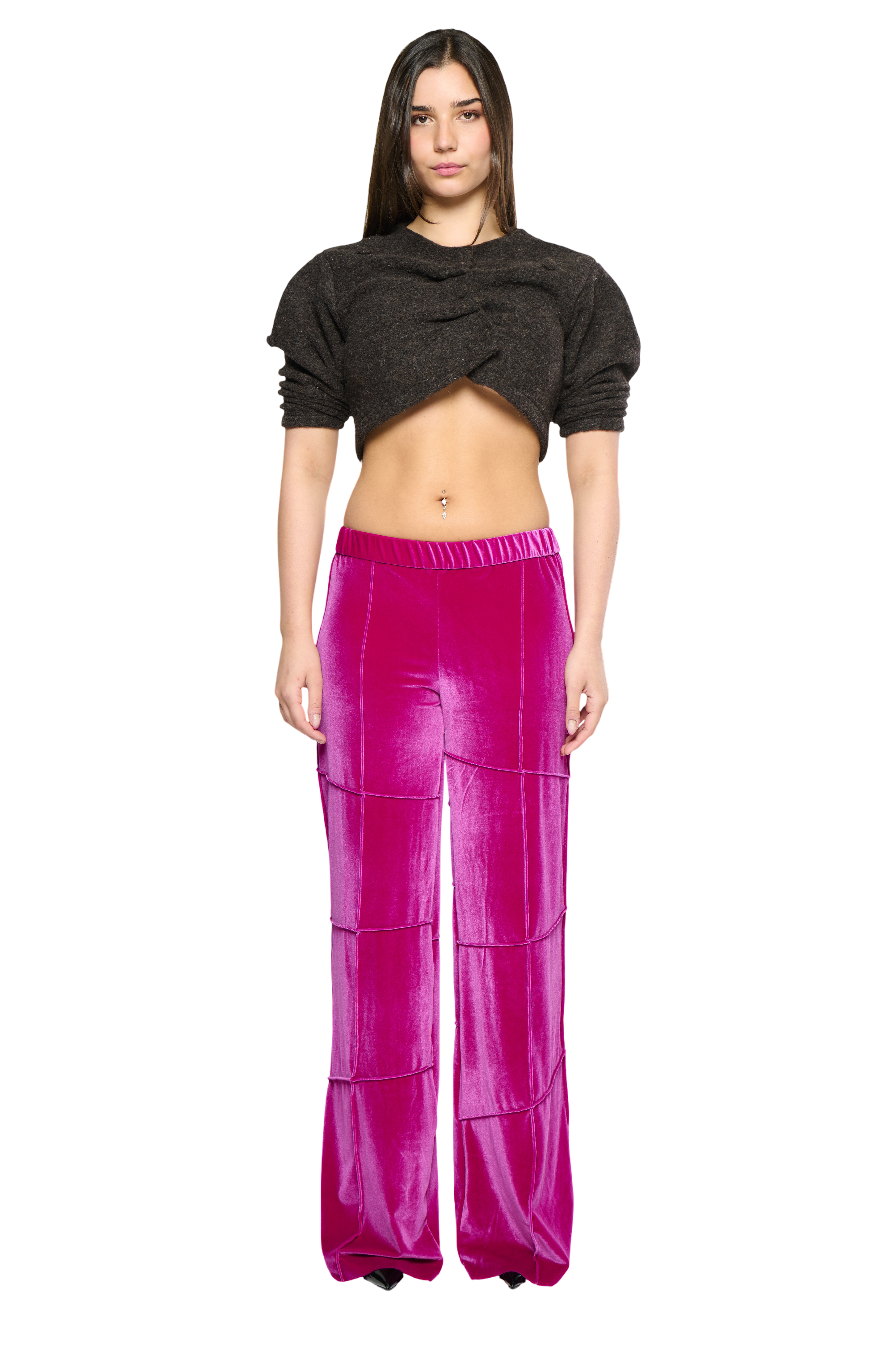 Spider pant - pink (straight)