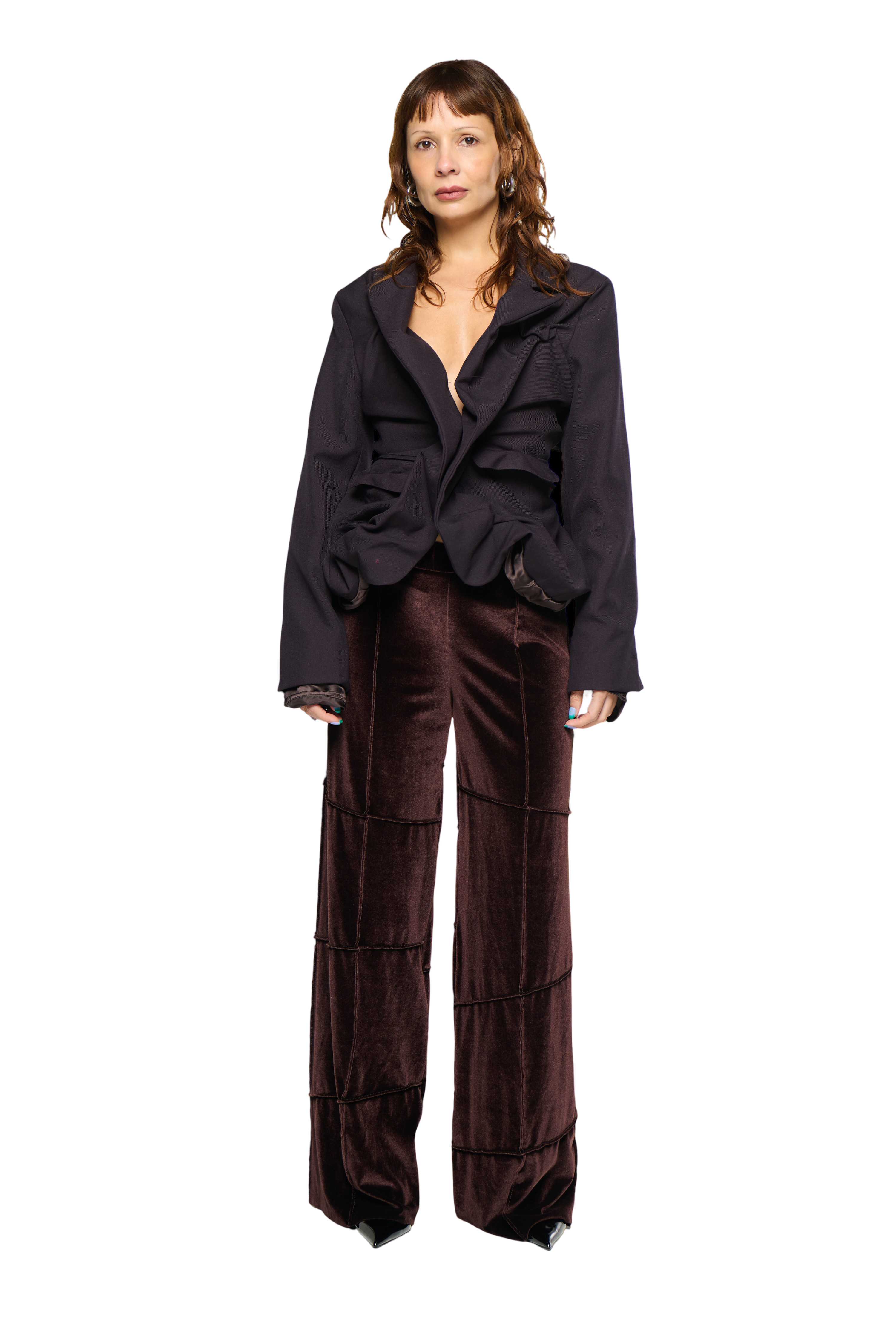 Spider pant - brown (straight)