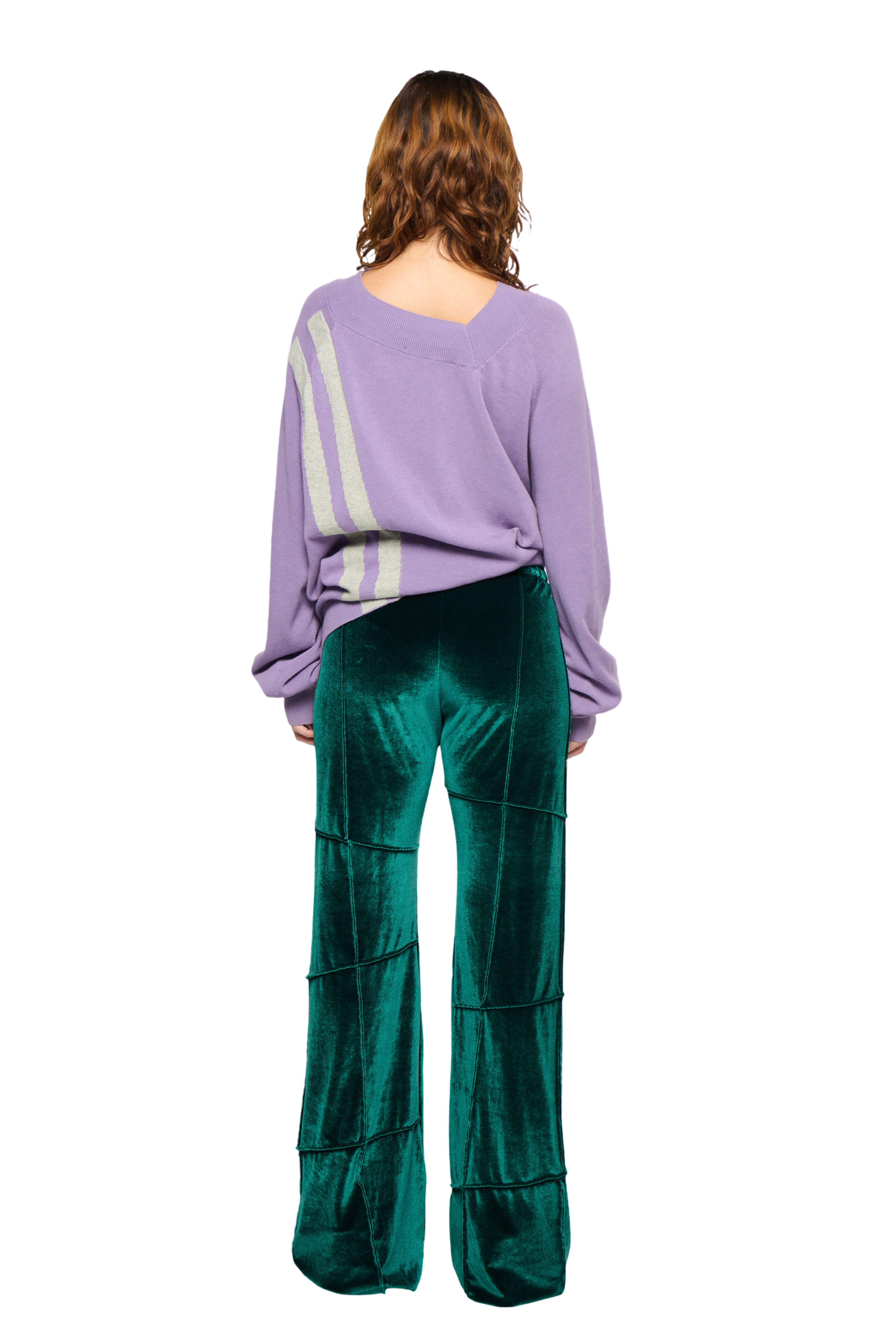 Spider pant - bottle green (flare)