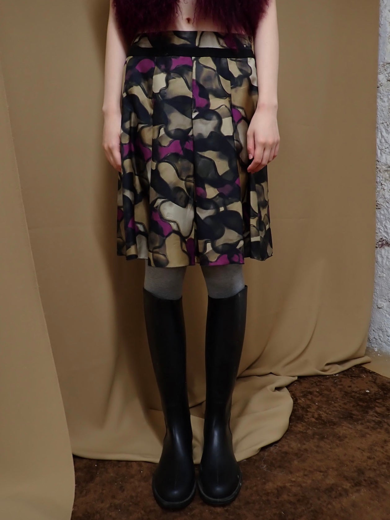 Graphic skirt