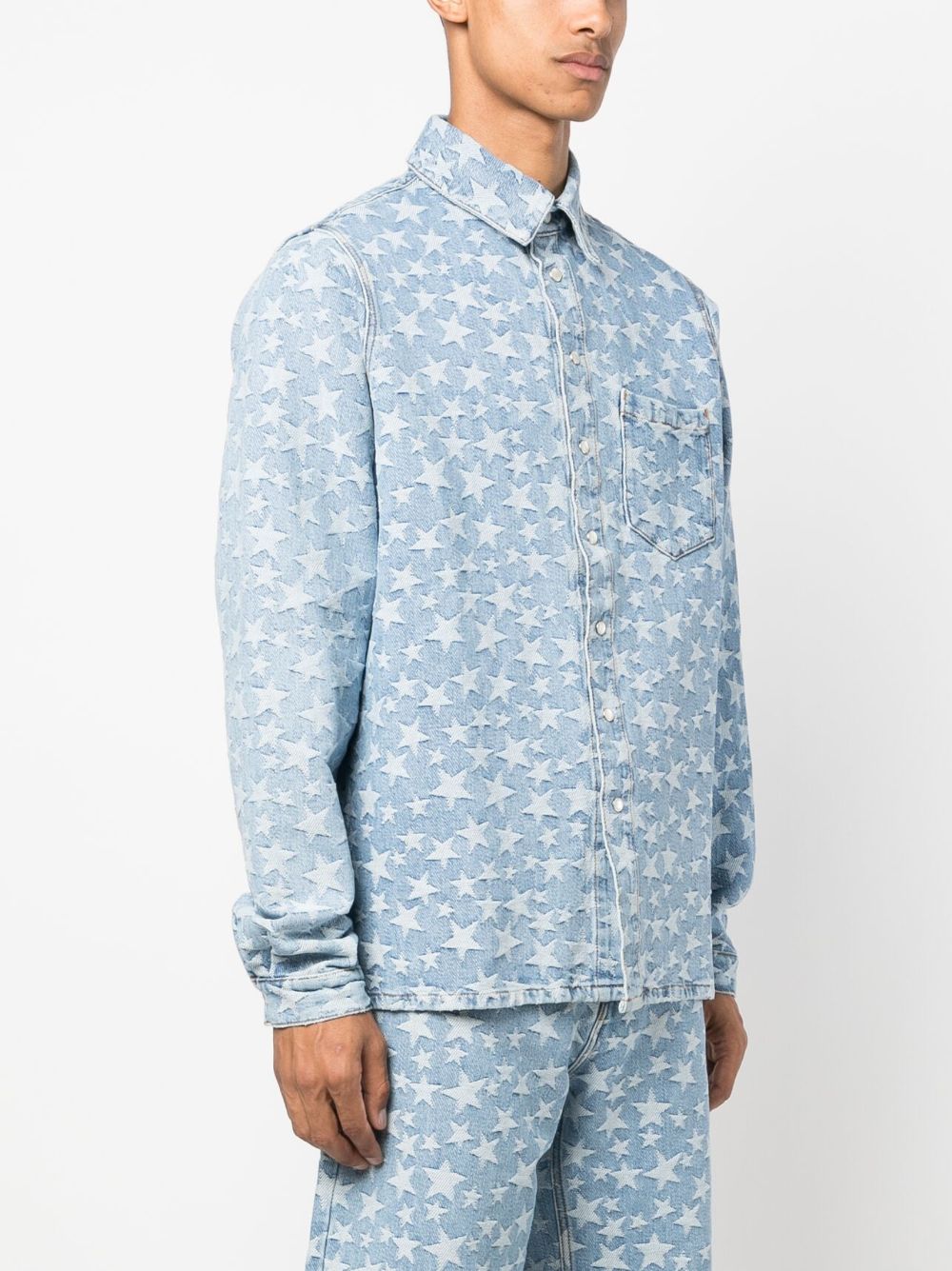 Jacquard overshirt