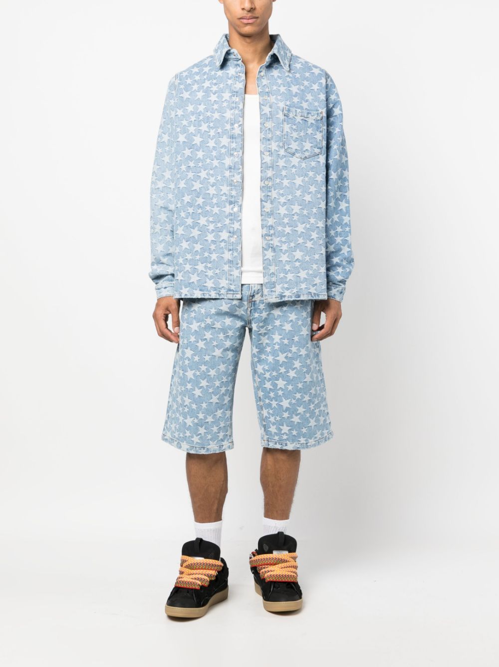 Jacquard overshirt
