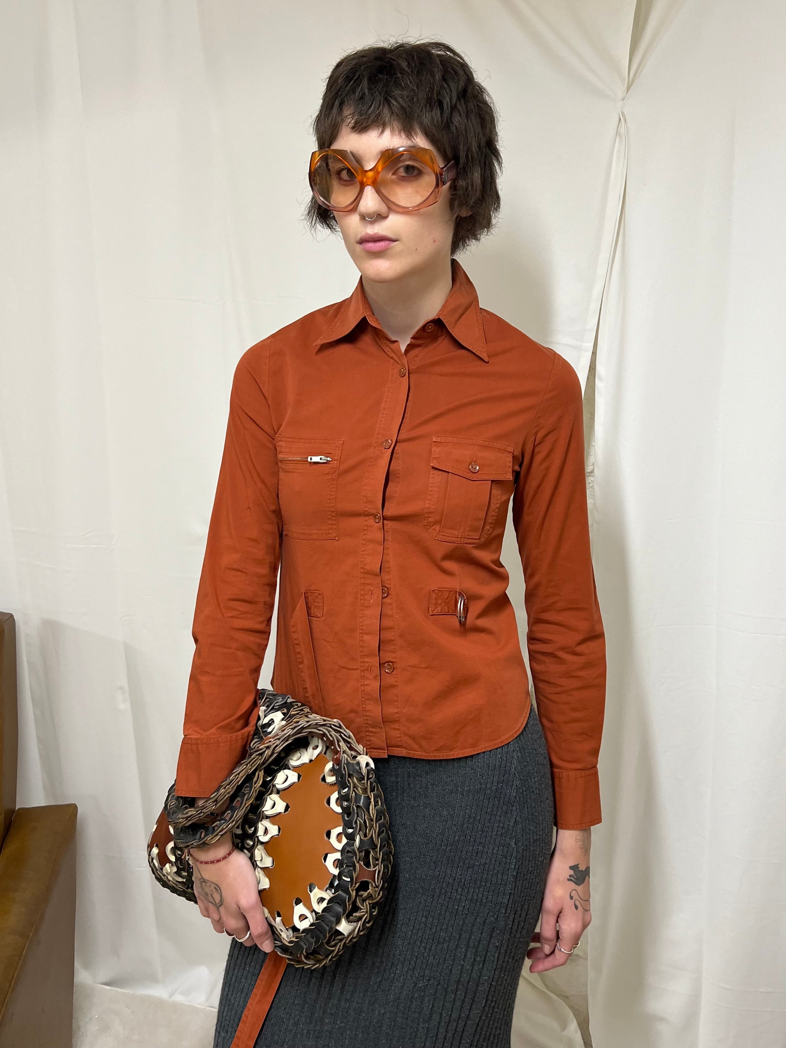 Orange shirt