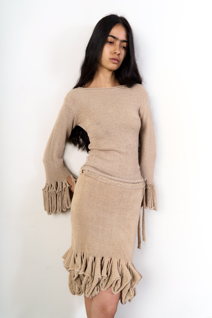 Swiggle mini skirt/top