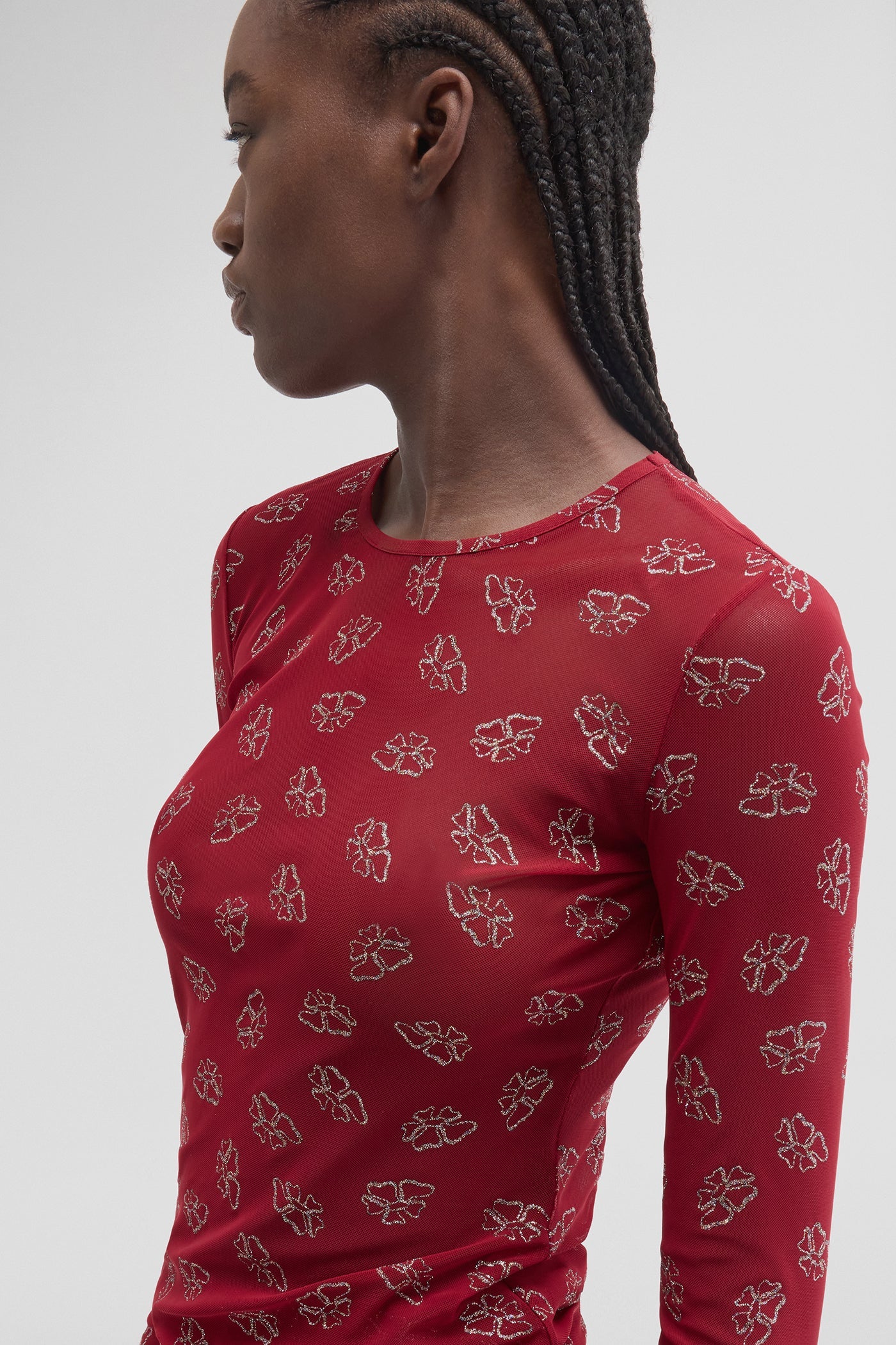 Long sleeve skimpy t
